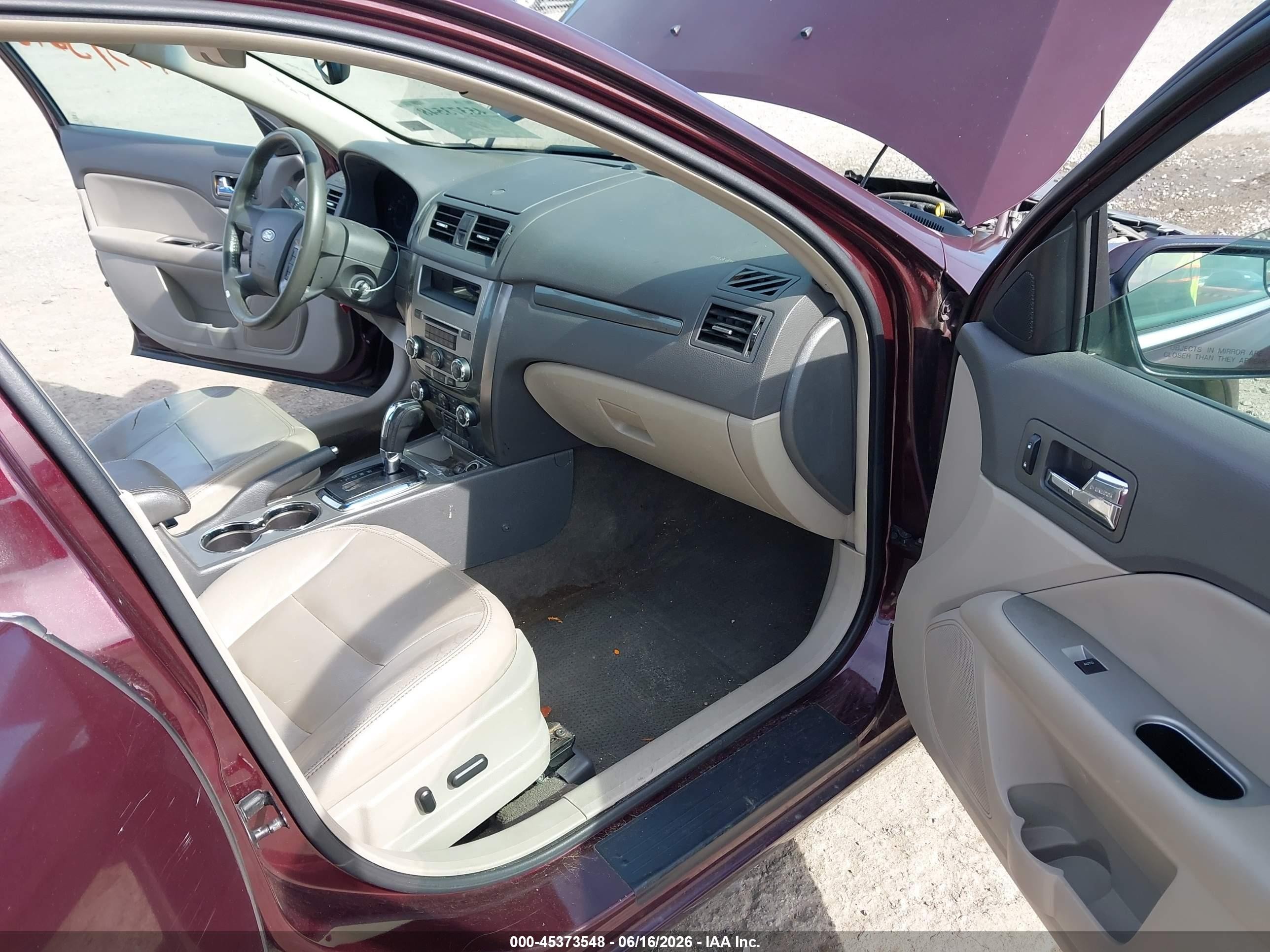 2011 Ford Fusion Sel Purple vin: 3FAHP0JA3BR258141