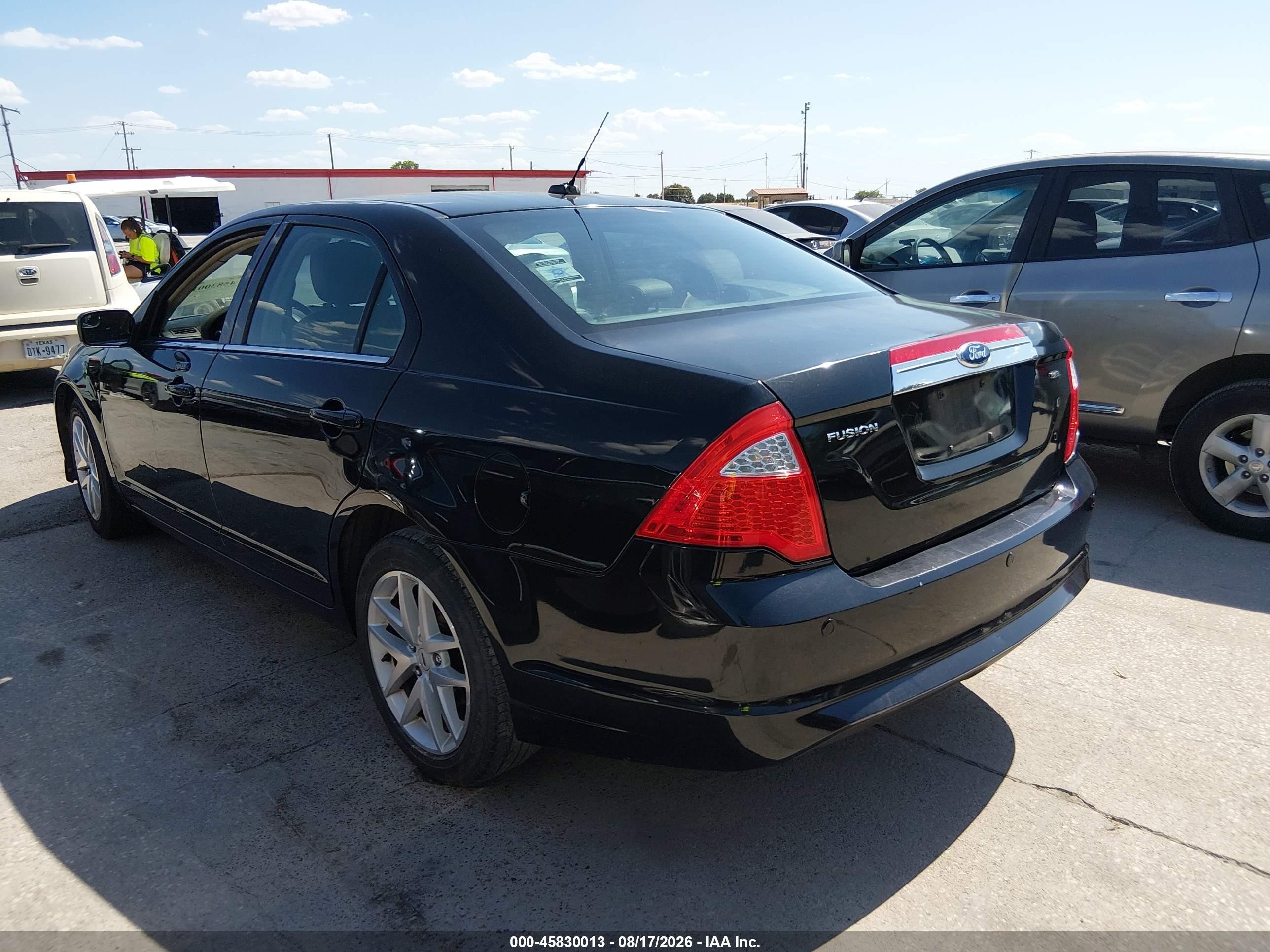 2011 Ford Fusion Sel Black vin: 3FAHP0JA3BR305197