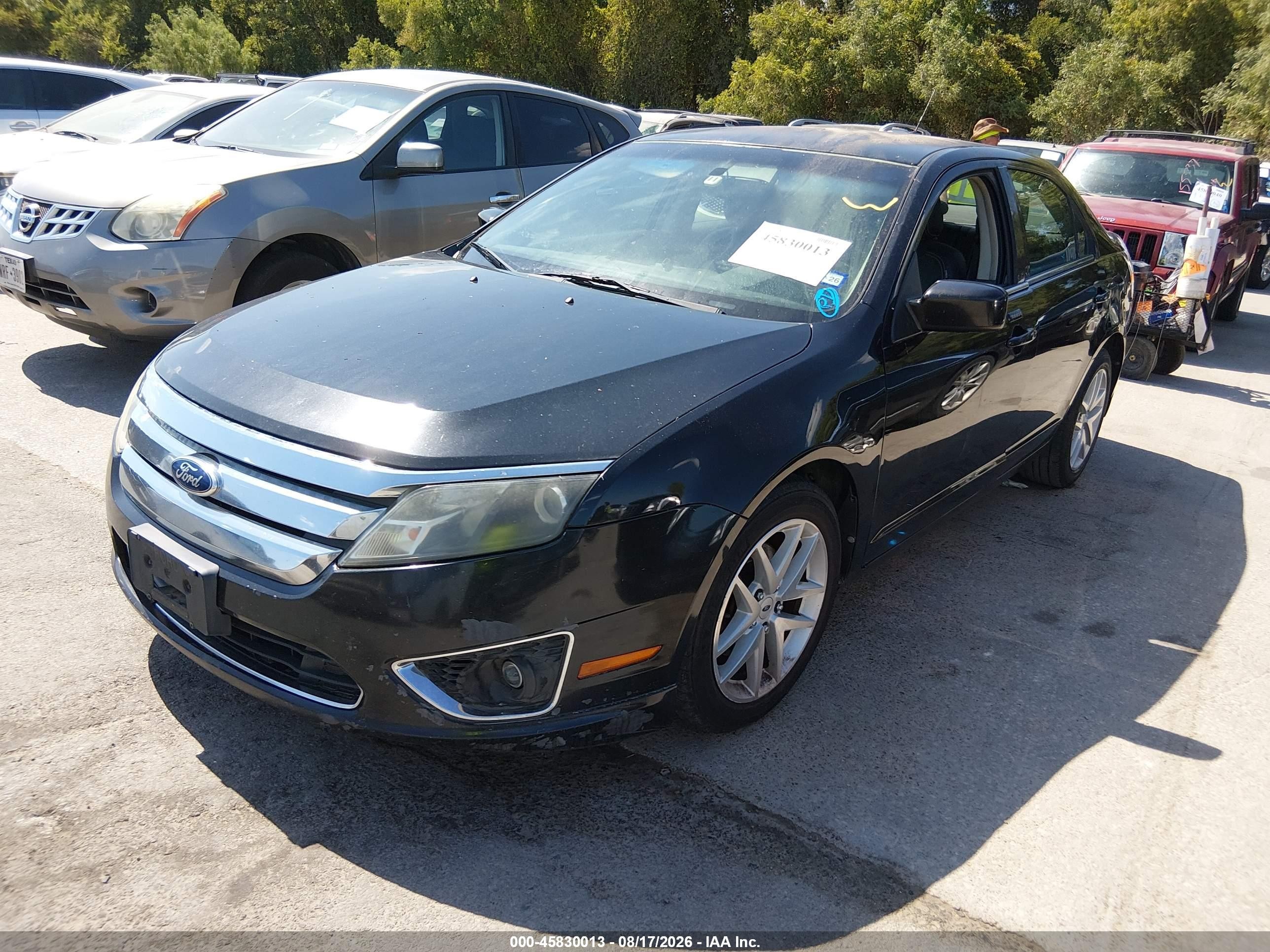 2011 Ford Fusion Sel Black vin: 3FAHP0JA3BR305197