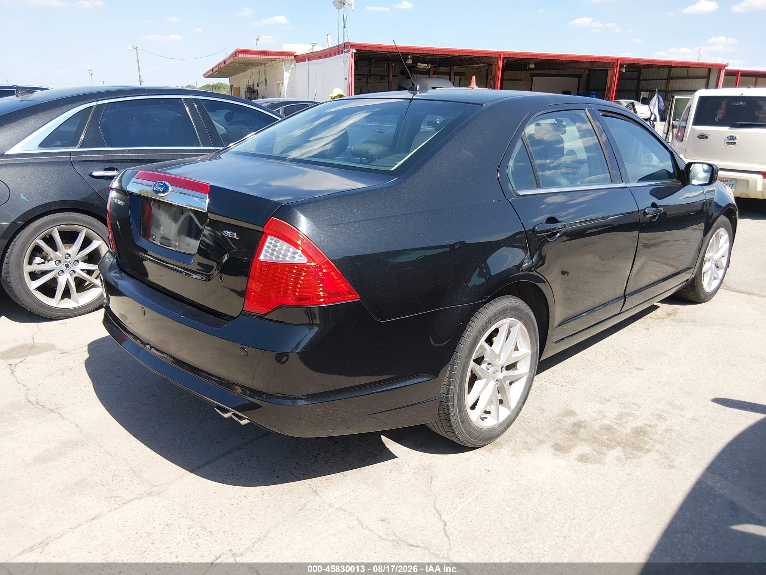 2011 Ford Fusion Sel Black vin: 3FAHP0JA3BR305197