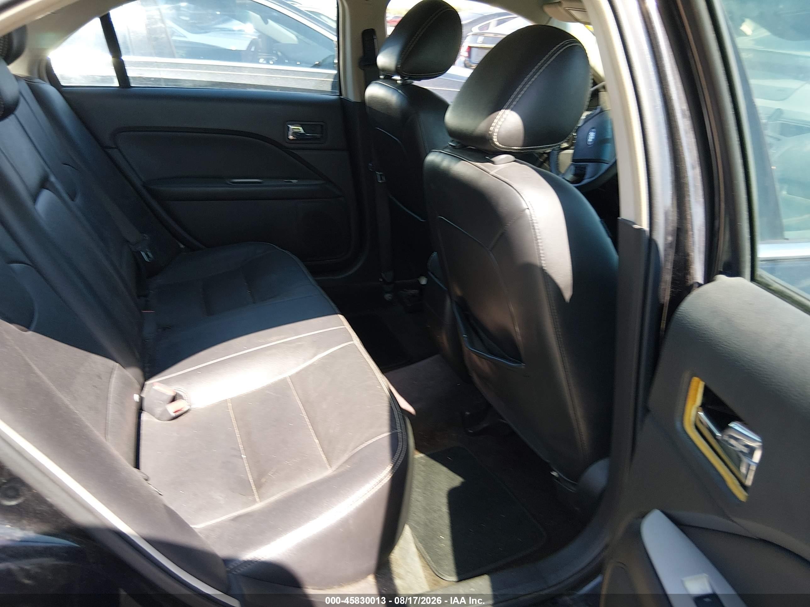 2011 Ford Fusion Sel Black vin: 3FAHP0JA3BR305197