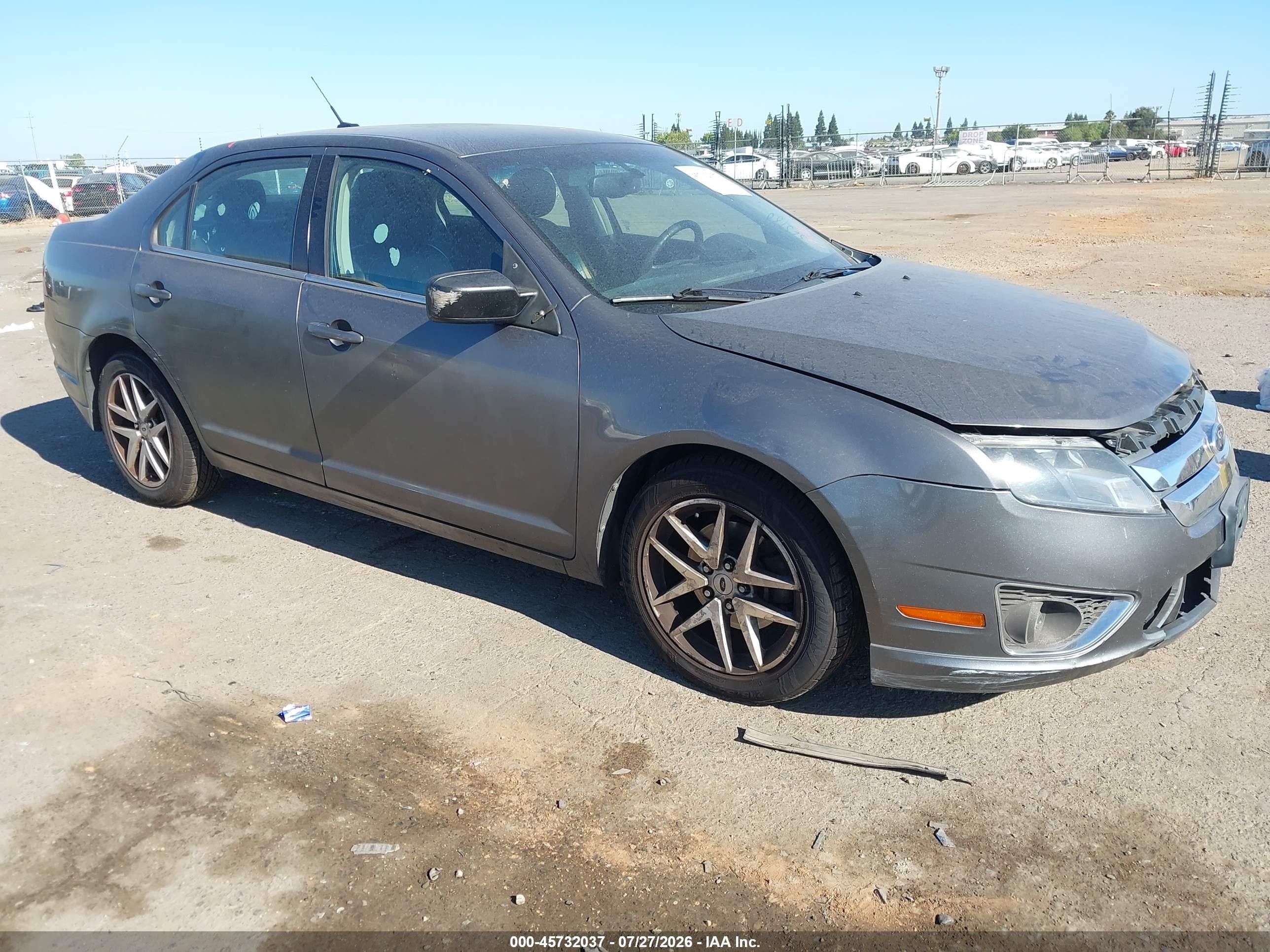 2011 Ford Fusion Sel Gray vin: 3FAHP0JA3BR325188