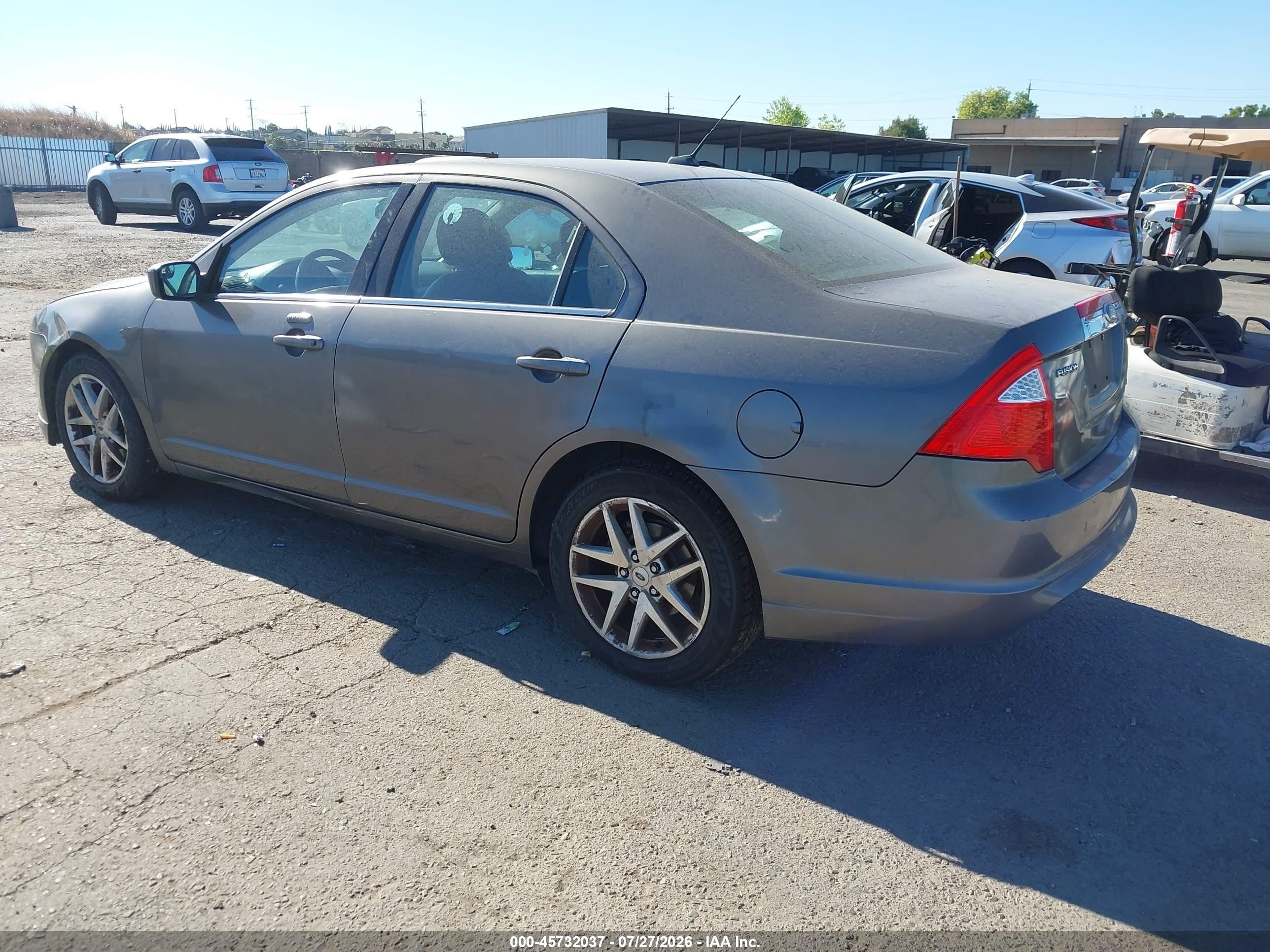 2011 Ford Fusion Sel Gray vin: 3FAHP0JA3BR325188