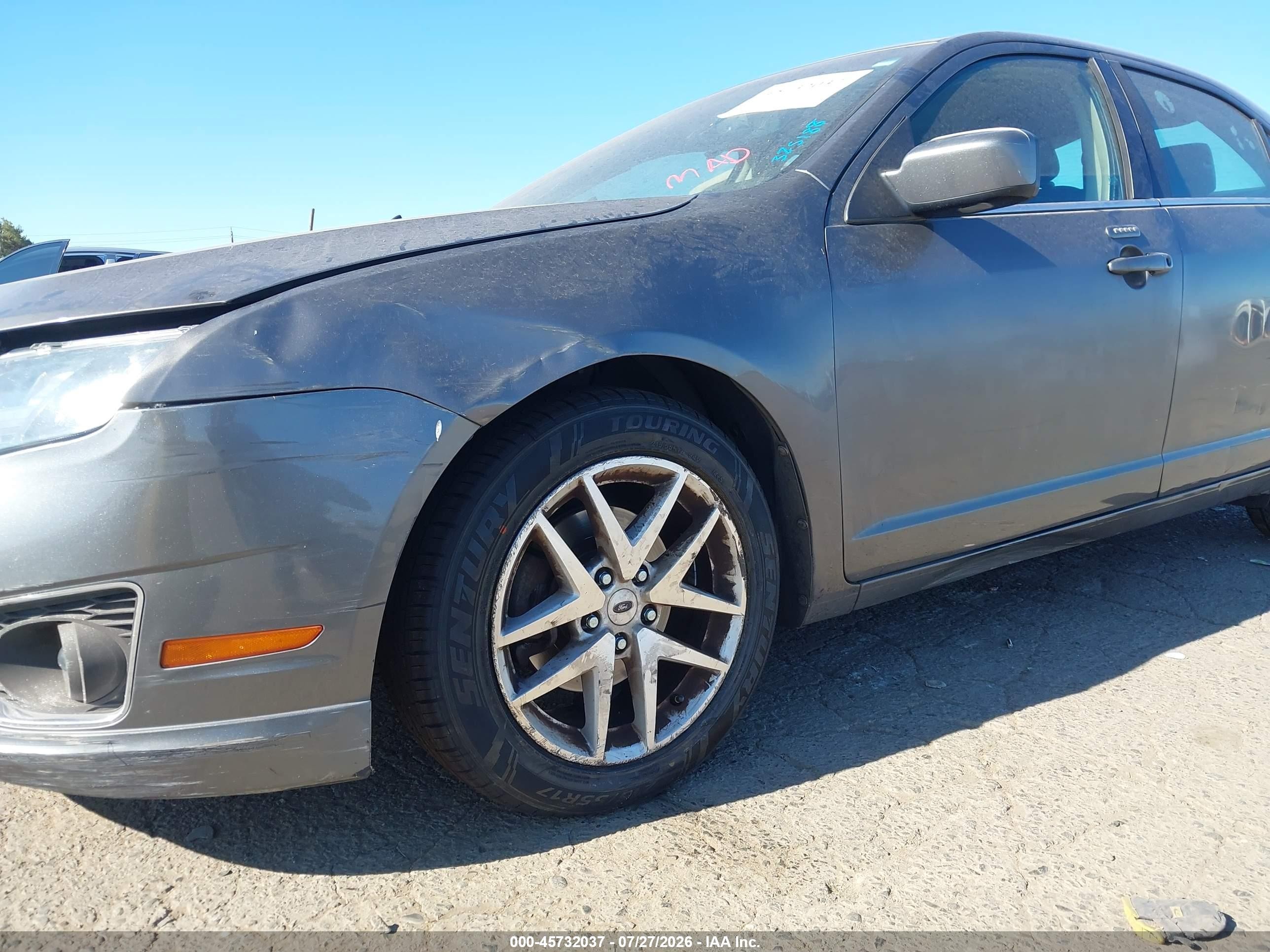2011 Ford Fusion Sel Gray vin: 3FAHP0JA3BR325188