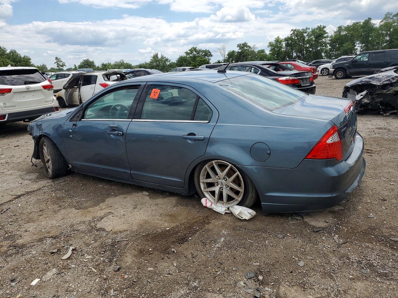 2011 Ford Fusion Sel Blue vin: 3FAHP0JA3BR334117