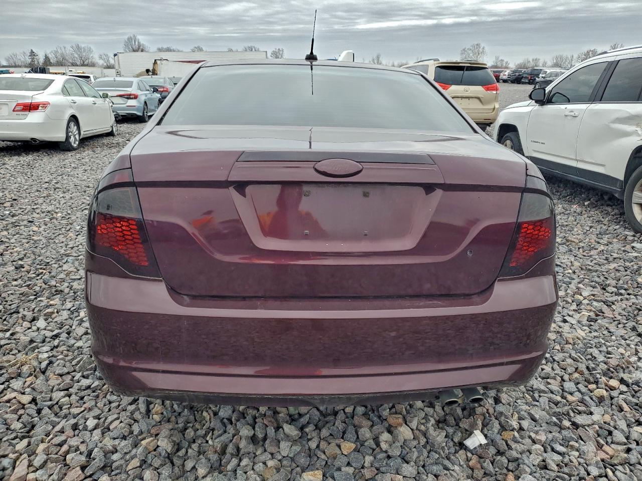 2011 Ford Fusion Sel Burgundy vin: 3FAHP0JA3BR342119