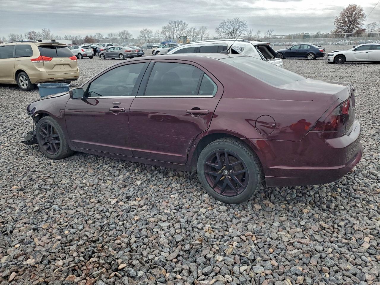2011 Ford Fusion Sel Burgundy vin: 3FAHP0JA3BR342119
