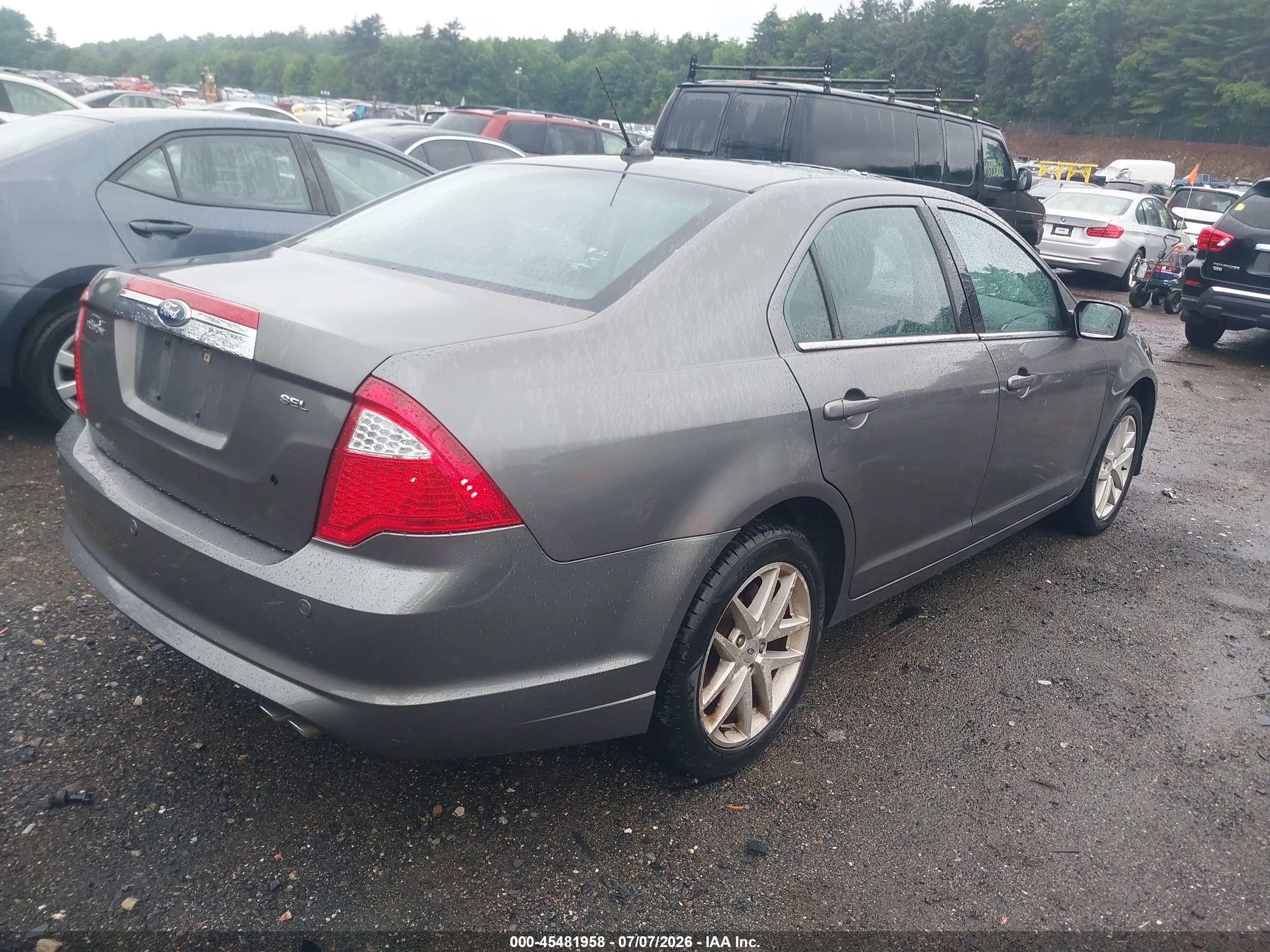 2012 Ford Fusion Sel Gray vin: 3FAHP0JA3CR101095