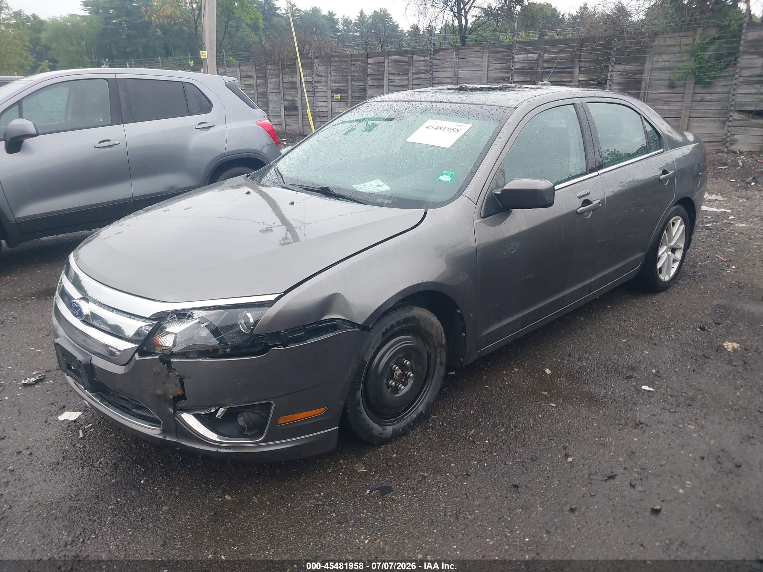 2012 Ford Fusion Sel Gray vin: 3FAHP0JA3CR101095