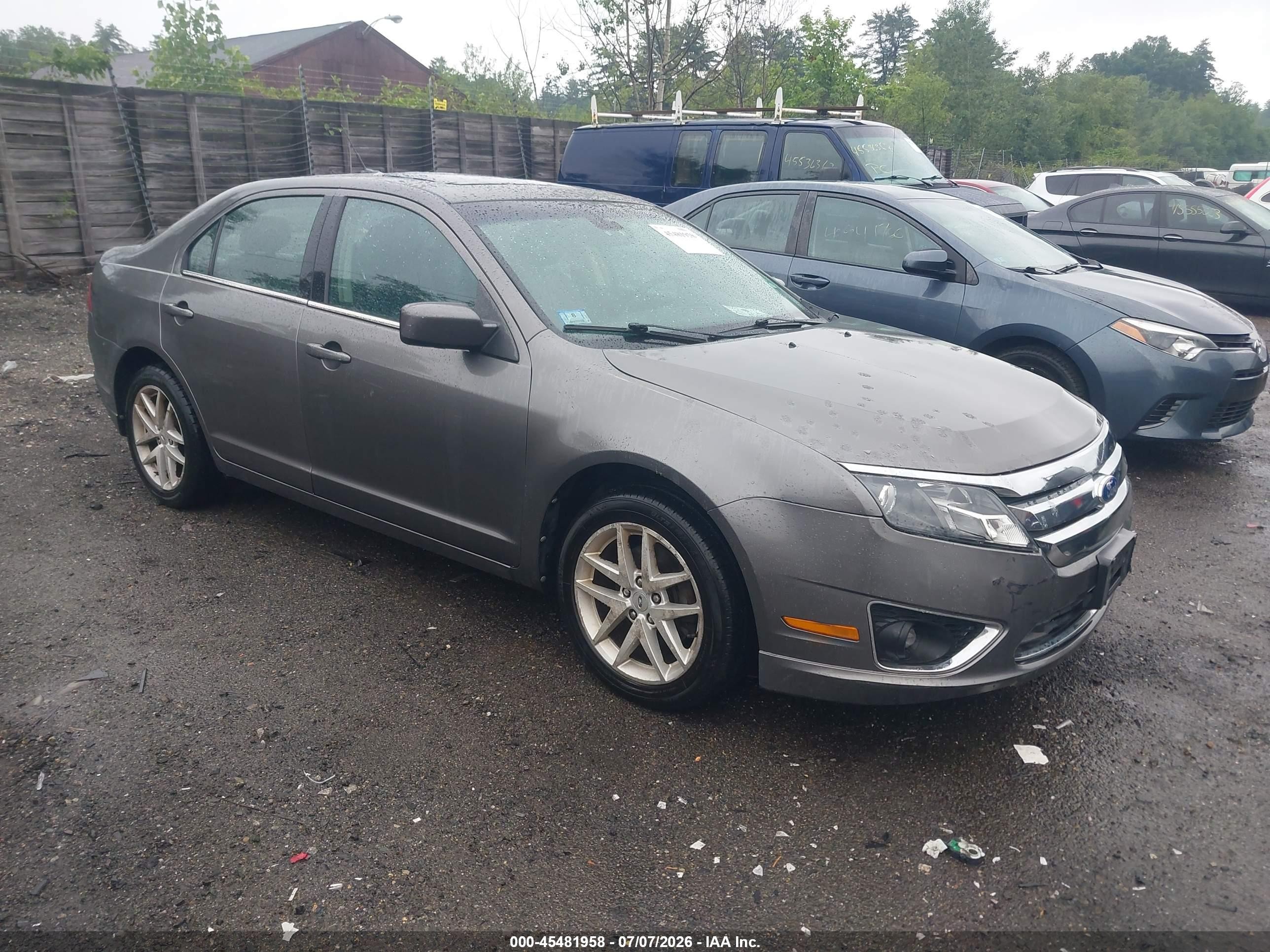 2012 Ford Fusion Sel Gray vin: 3FAHP0JA3CR101095