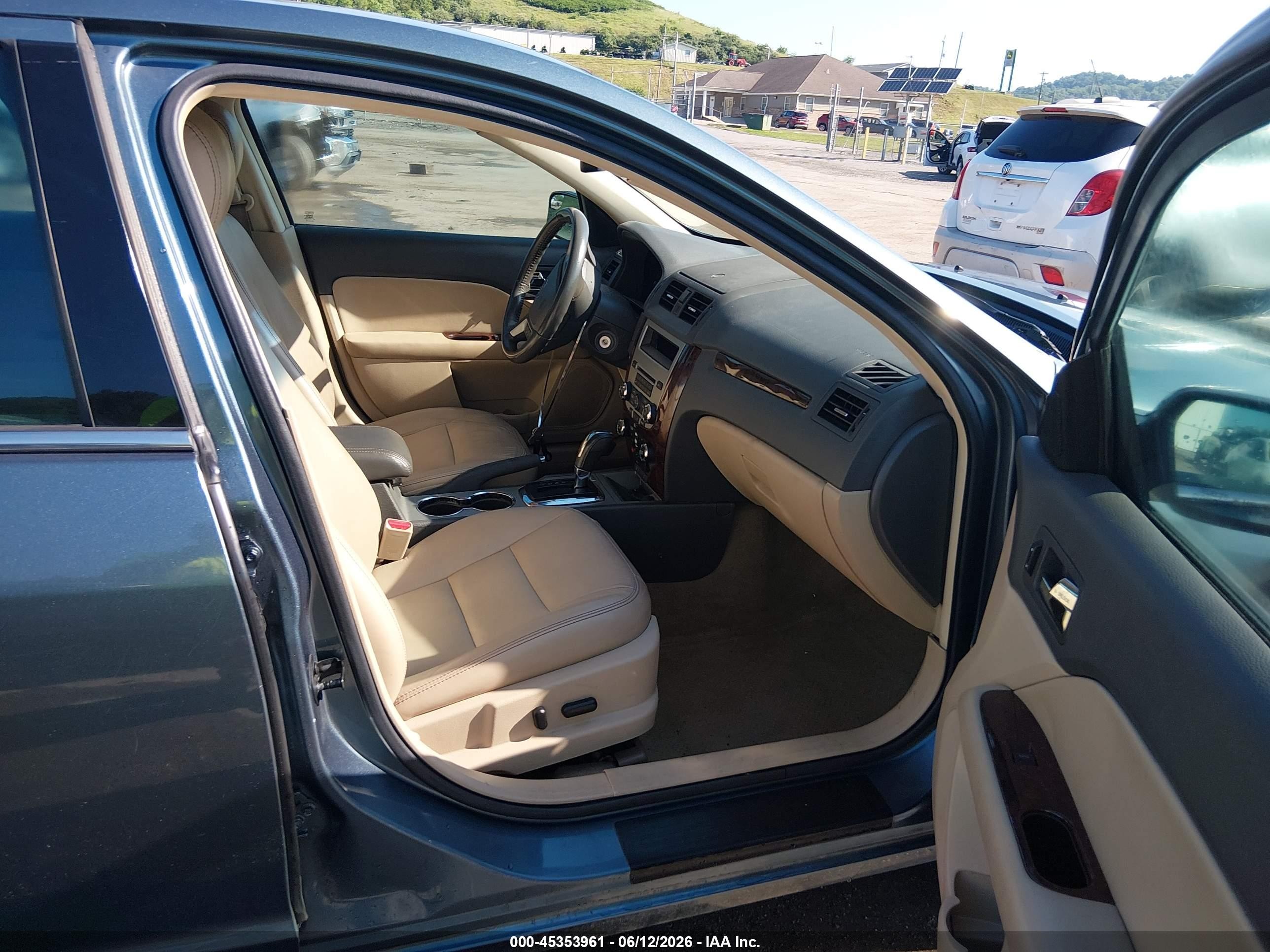 2012 Ford Fusion Sel Blue vin: 3FAHP0JA3CR112081