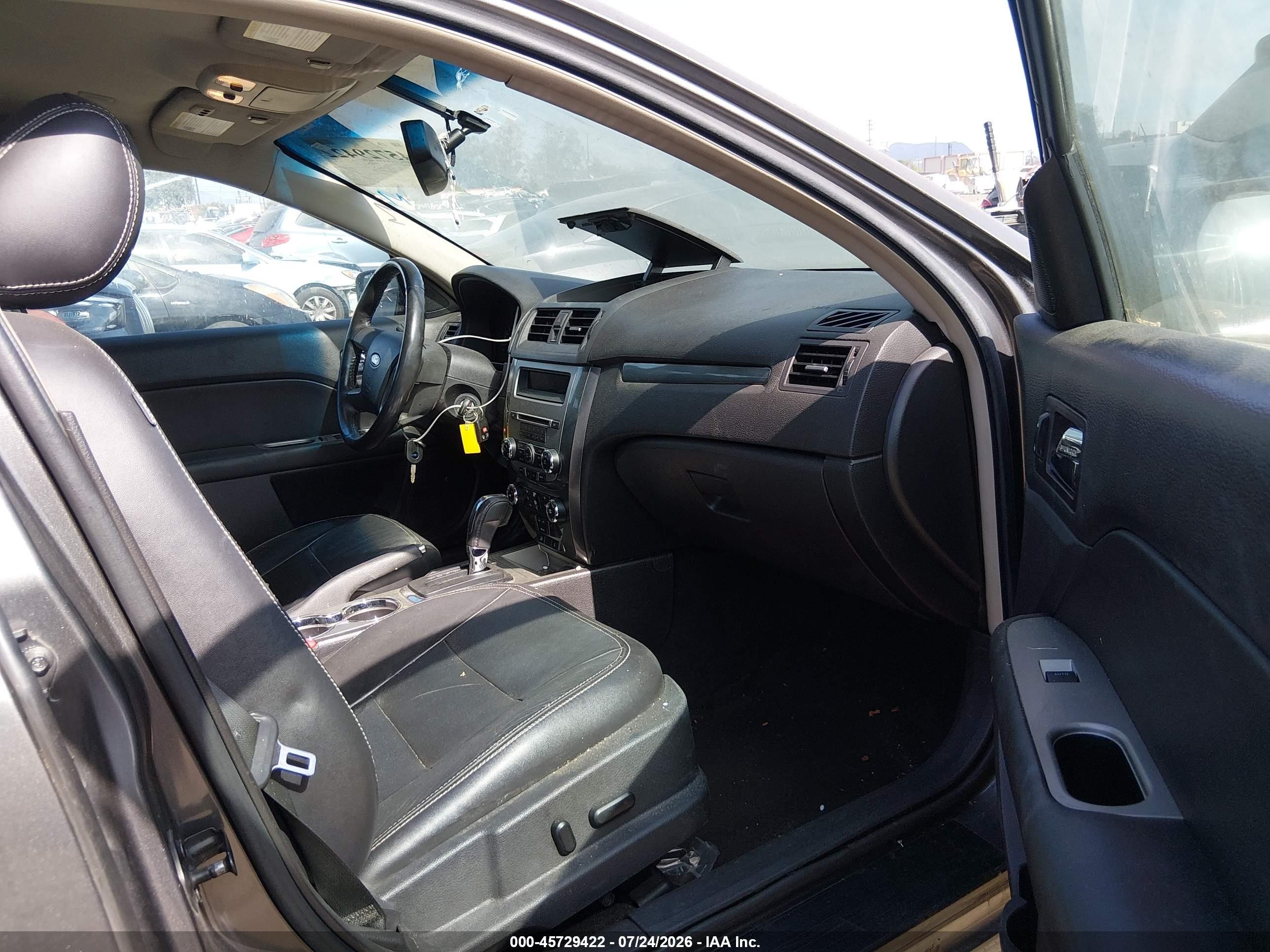 2012 Ford Fusion Sel Gray vin: 3FAHP0JA3CR126045