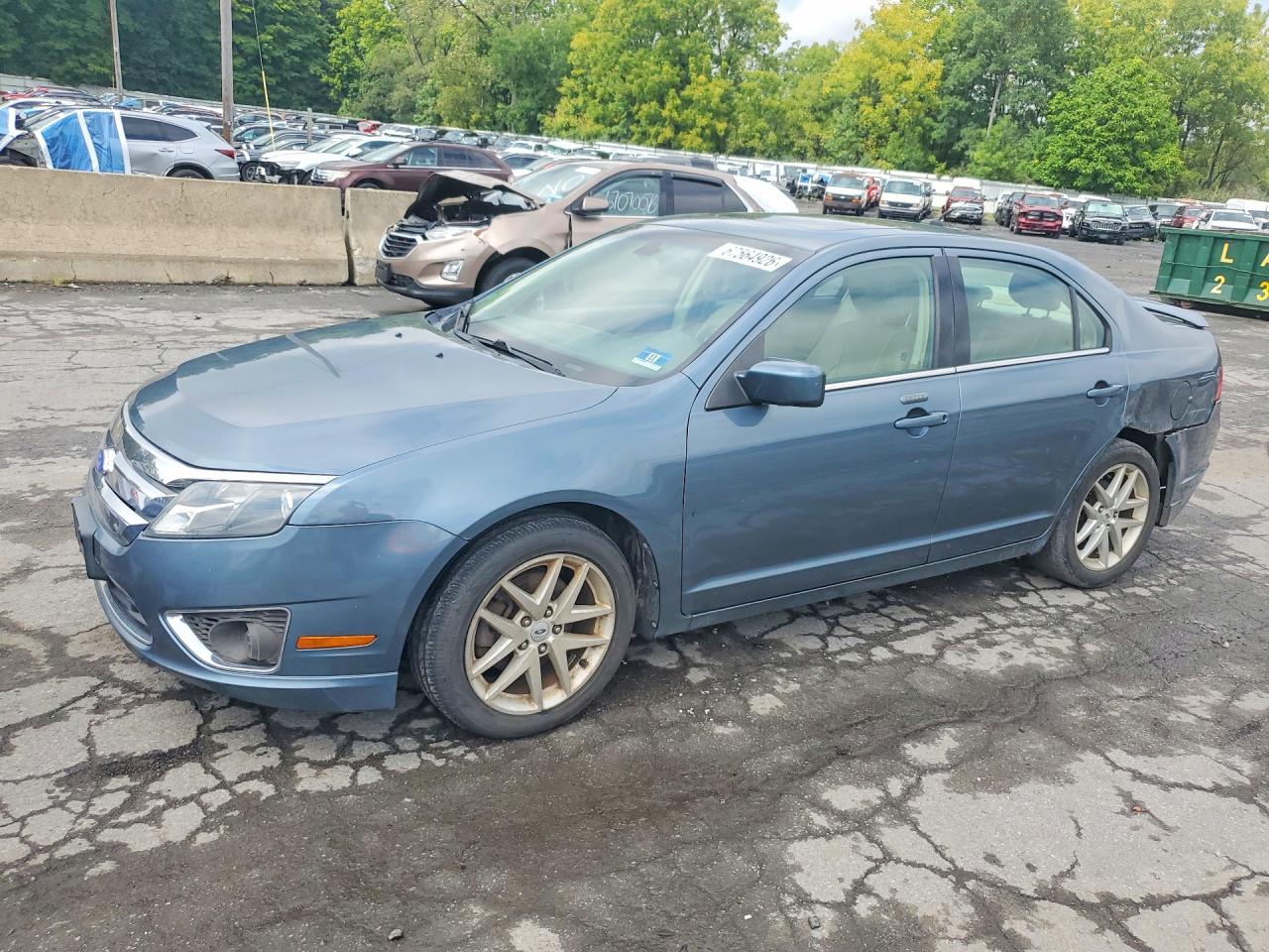 2012 Ford Fusion Sel Blue vin: 3FAHP0JA3CR272087