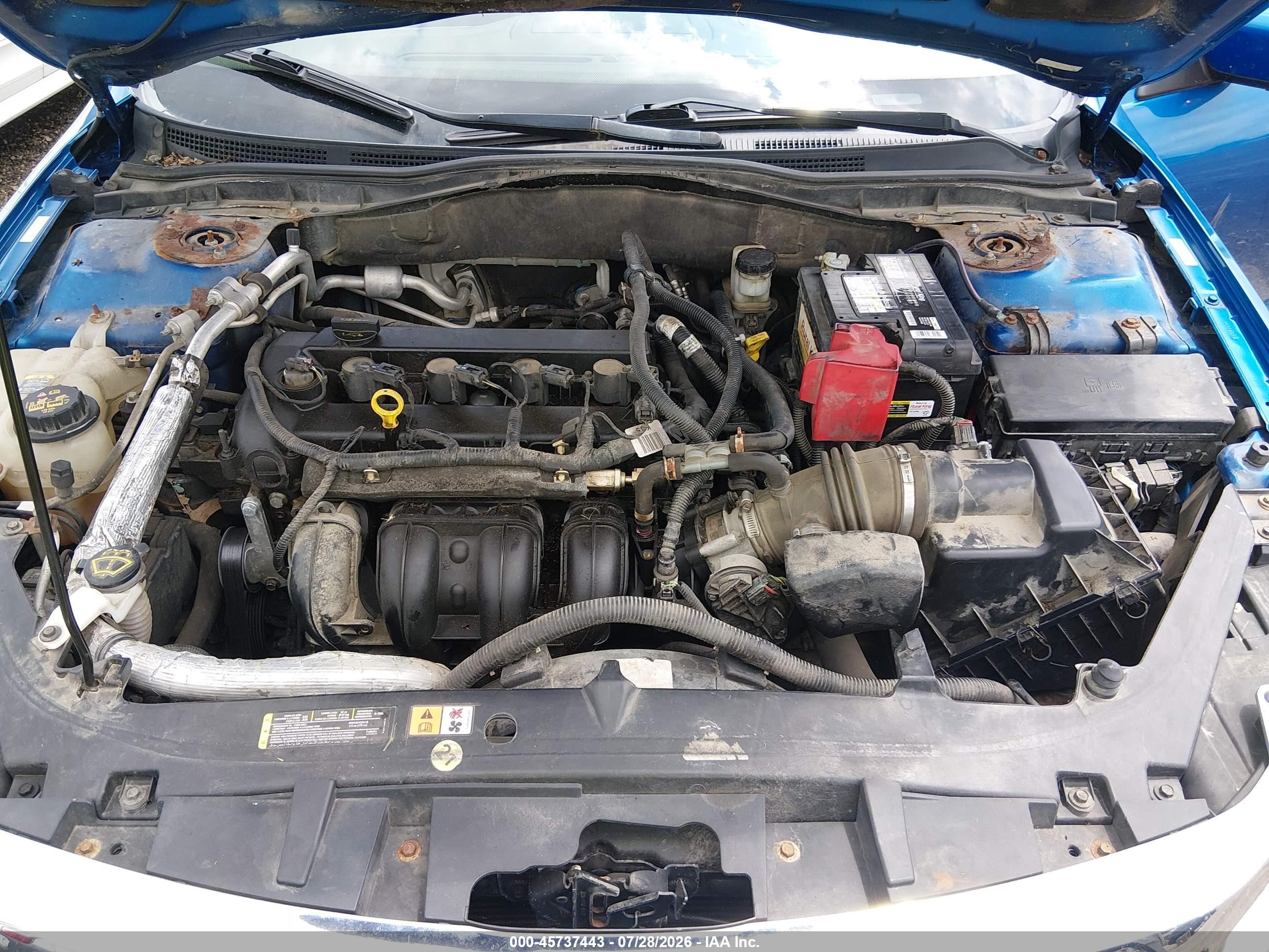 2012 Ford Fusion Sel Blue vin: 3FAHP0JA3CR293991