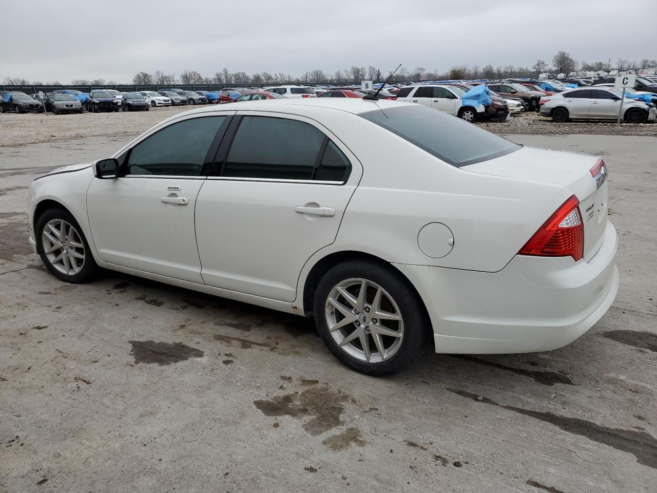 2012 Ford Fusion Sel Белый vin: 3FAHP0JA3CR332840