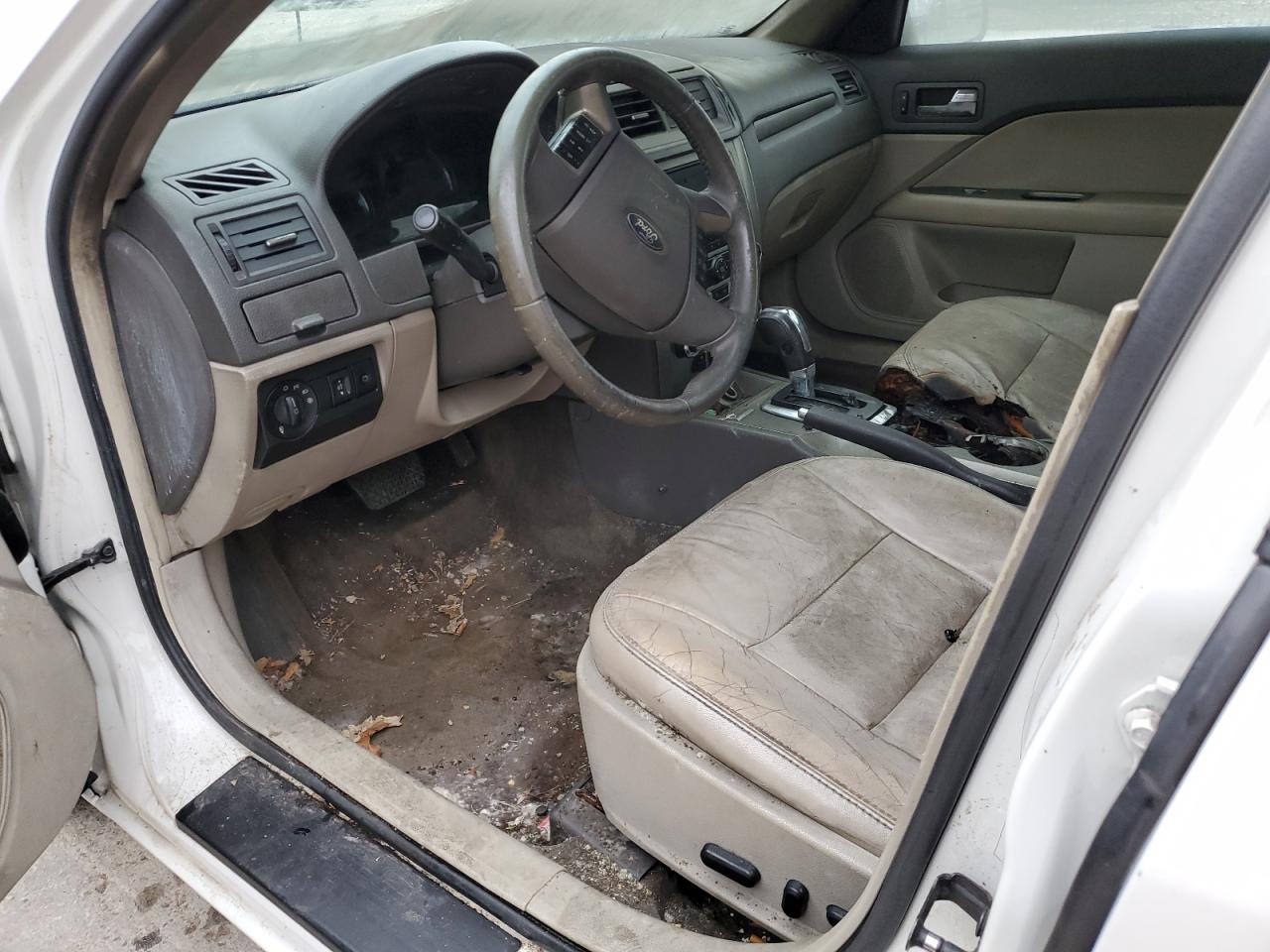 2012 Ford Fusion Sel Белый vin: 3FAHP0JA3CR332840