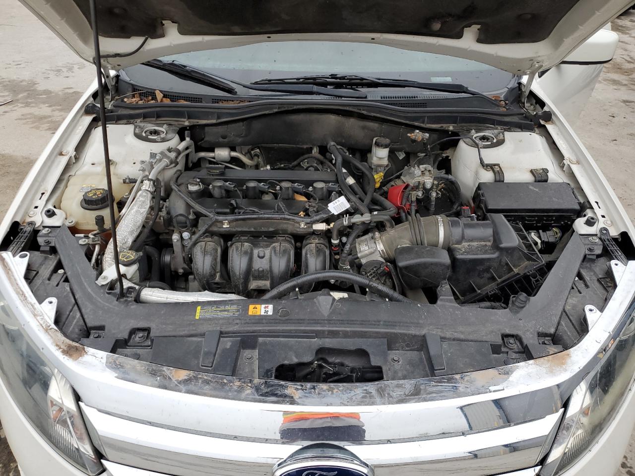 2012 Ford Fusion Sel Белый vin: 3FAHP0JA3CR332840