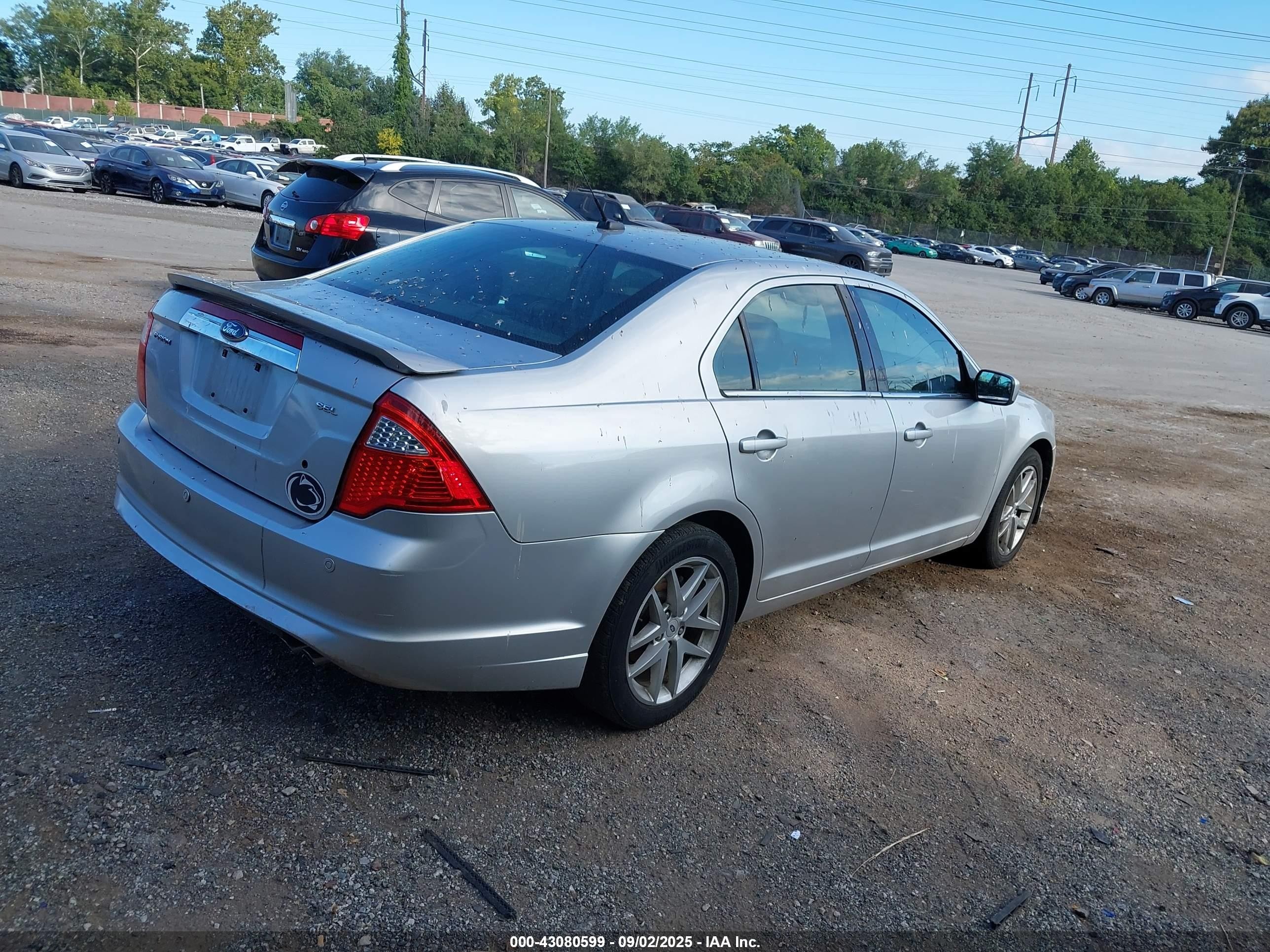 2012 Ford Fusion Sel Silver vin: 3FAHP0JA3CR358435