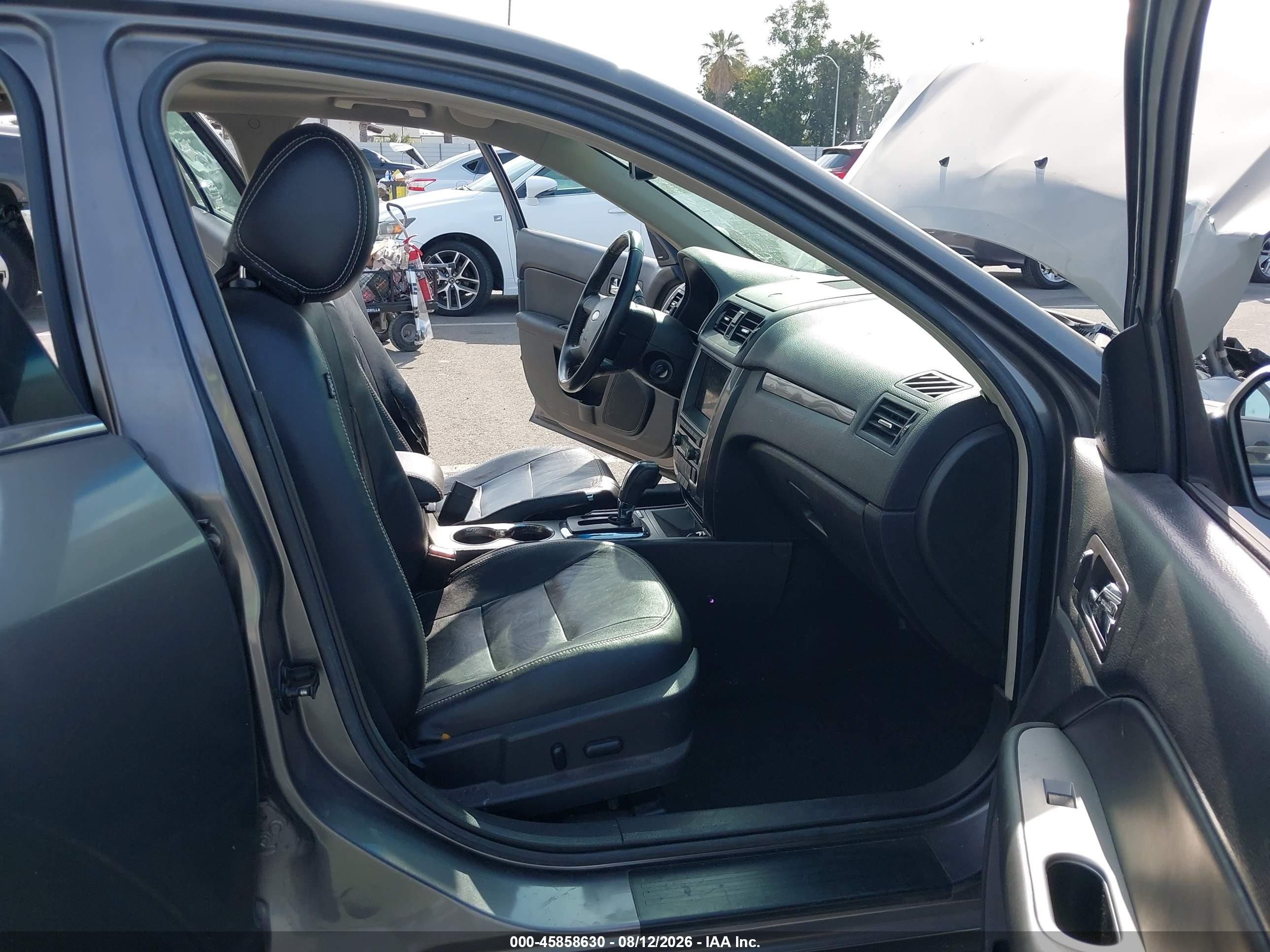 2012 Ford Fusion Sel Серый vin: 3FAHP0JA3CR377907