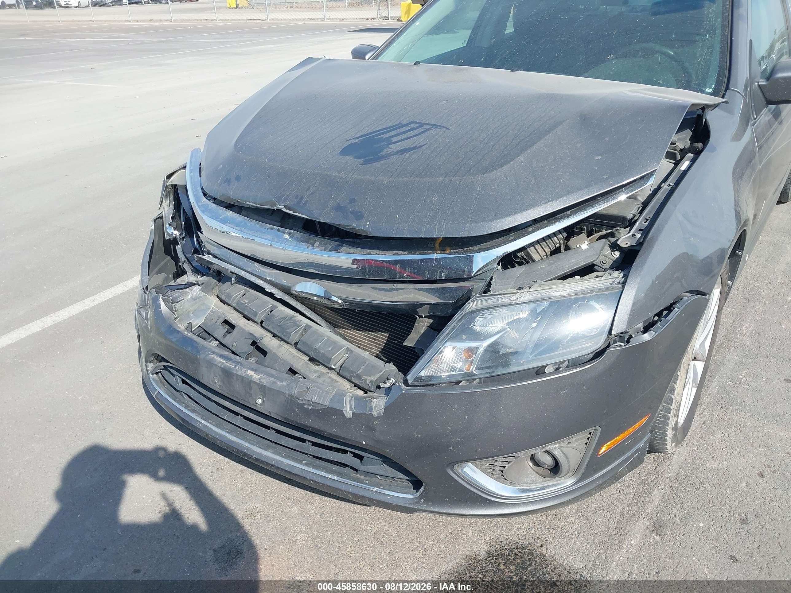 2012 Ford Fusion Sel Серый vin: 3FAHP0JA3CR377907
