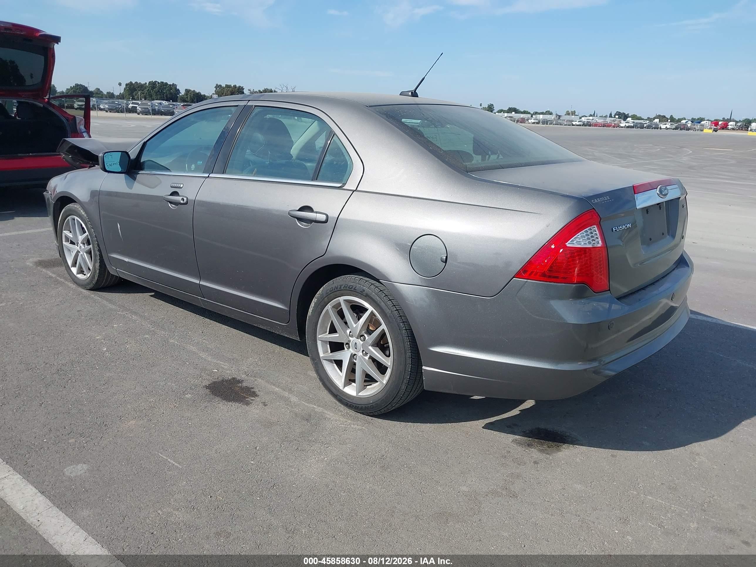 2012 Ford Fusion Sel Серый vin: 3FAHP0JA3CR377907