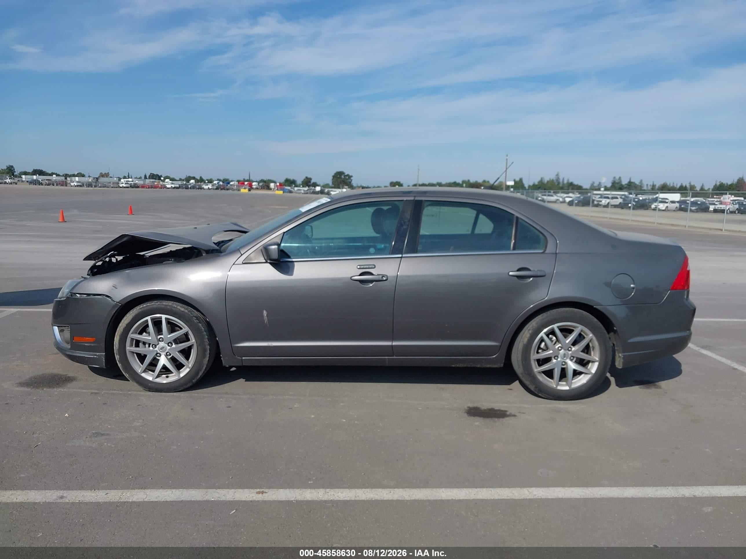 2012 Ford Fusion Sel Серый vin: 3FAHP0JA3CR377907