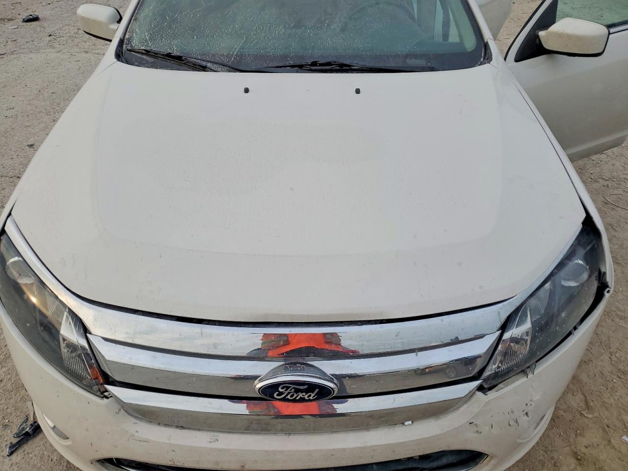 2012 Ford Fusion Sel White vin: 3FAHP0JA3CR448040