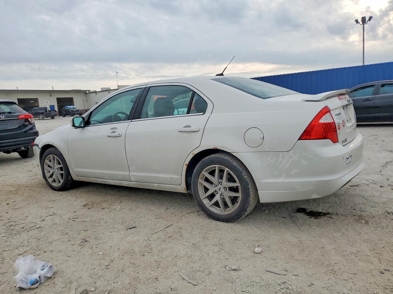 2012 Ford Fusion Sel White vin: 3FAHP0JA3CR448040