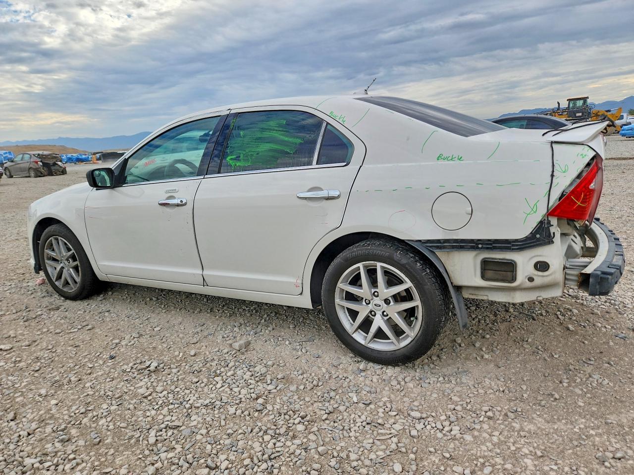 2012 Ford Fusion Sel White vin: 3FAHP0JA3CR450645