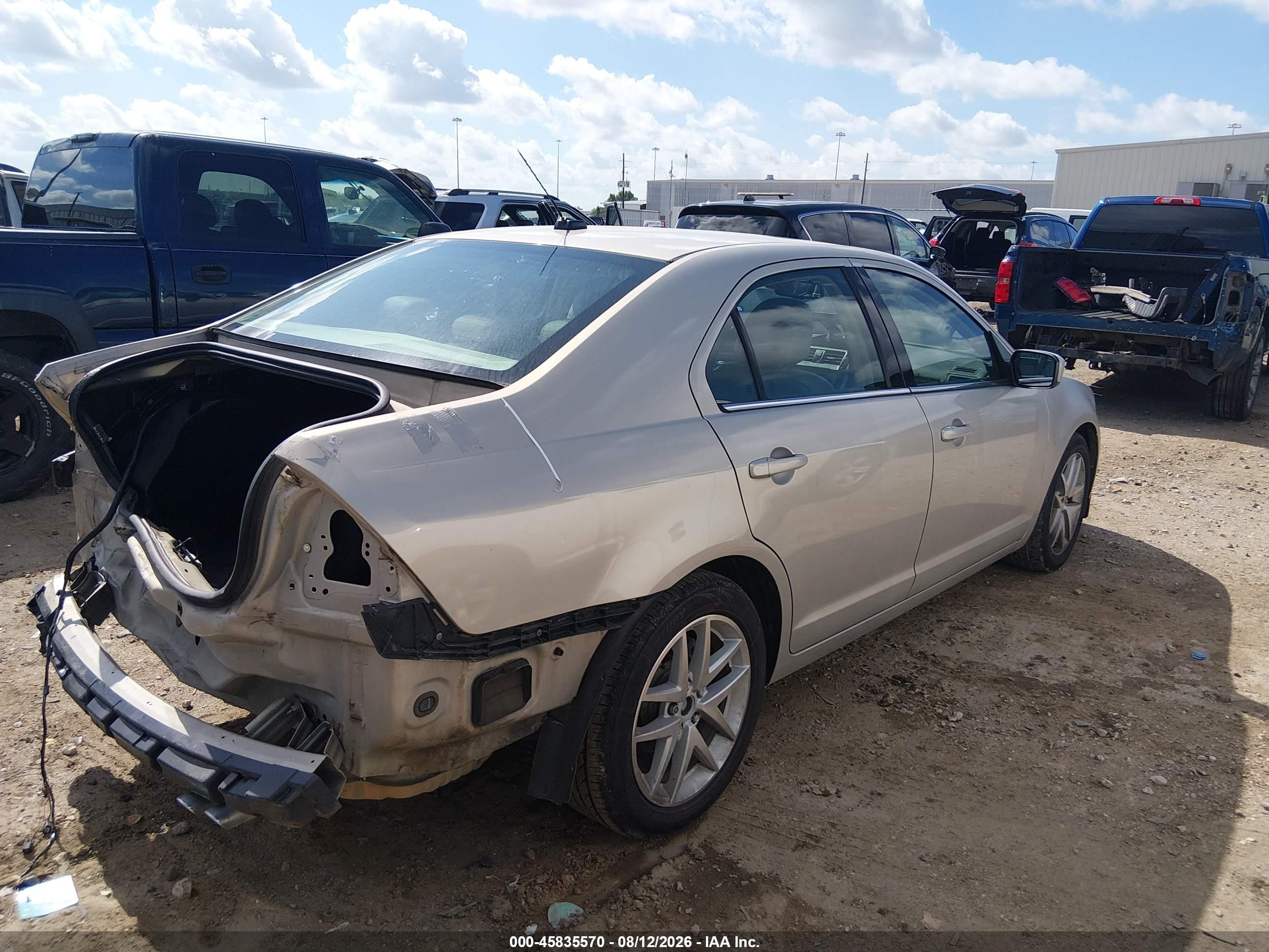 2010 Ford Fusion Sel Champagne vin: 3FAHP0JA4AR310133