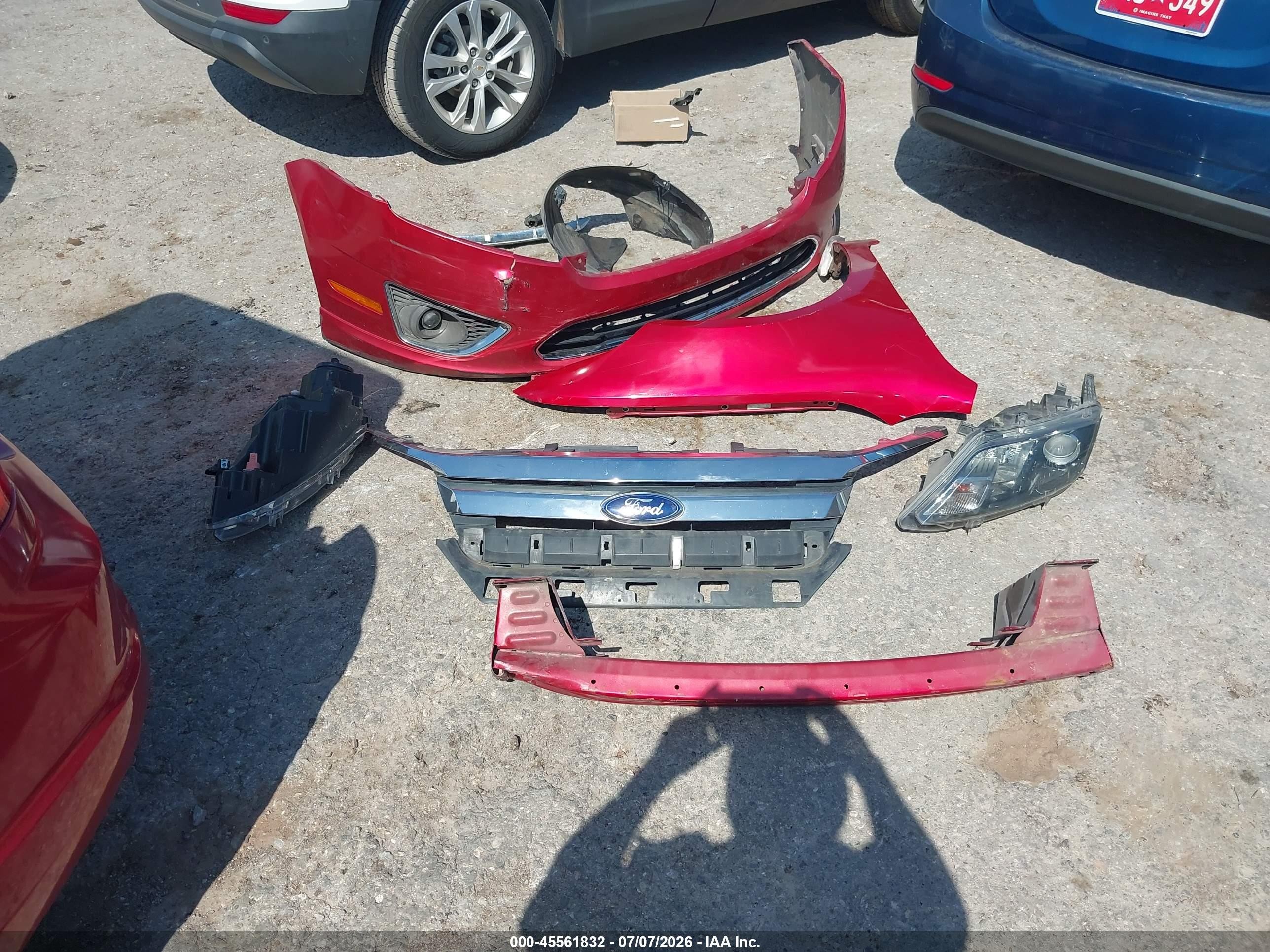 2010 Ford Fusion Sel Красный vin: 3FAHP0JA4AR393353