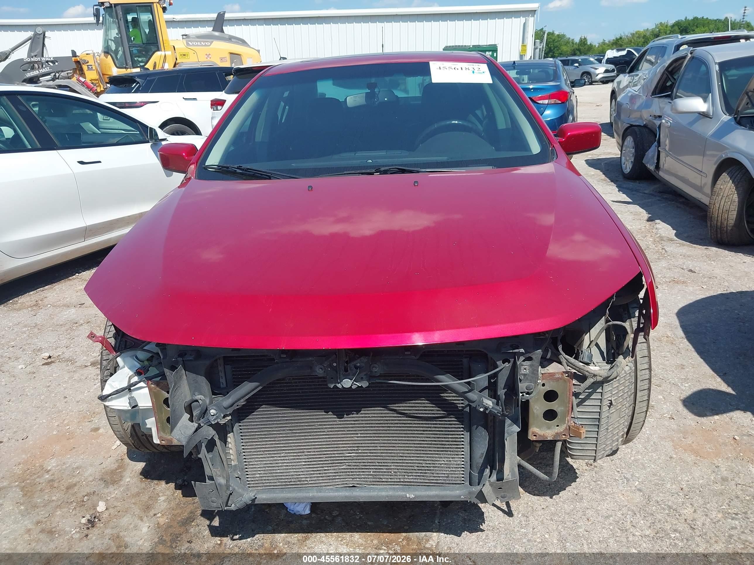 2010 Ford Fusion Sel Красный vin: 3FAHP0JA4AR393353