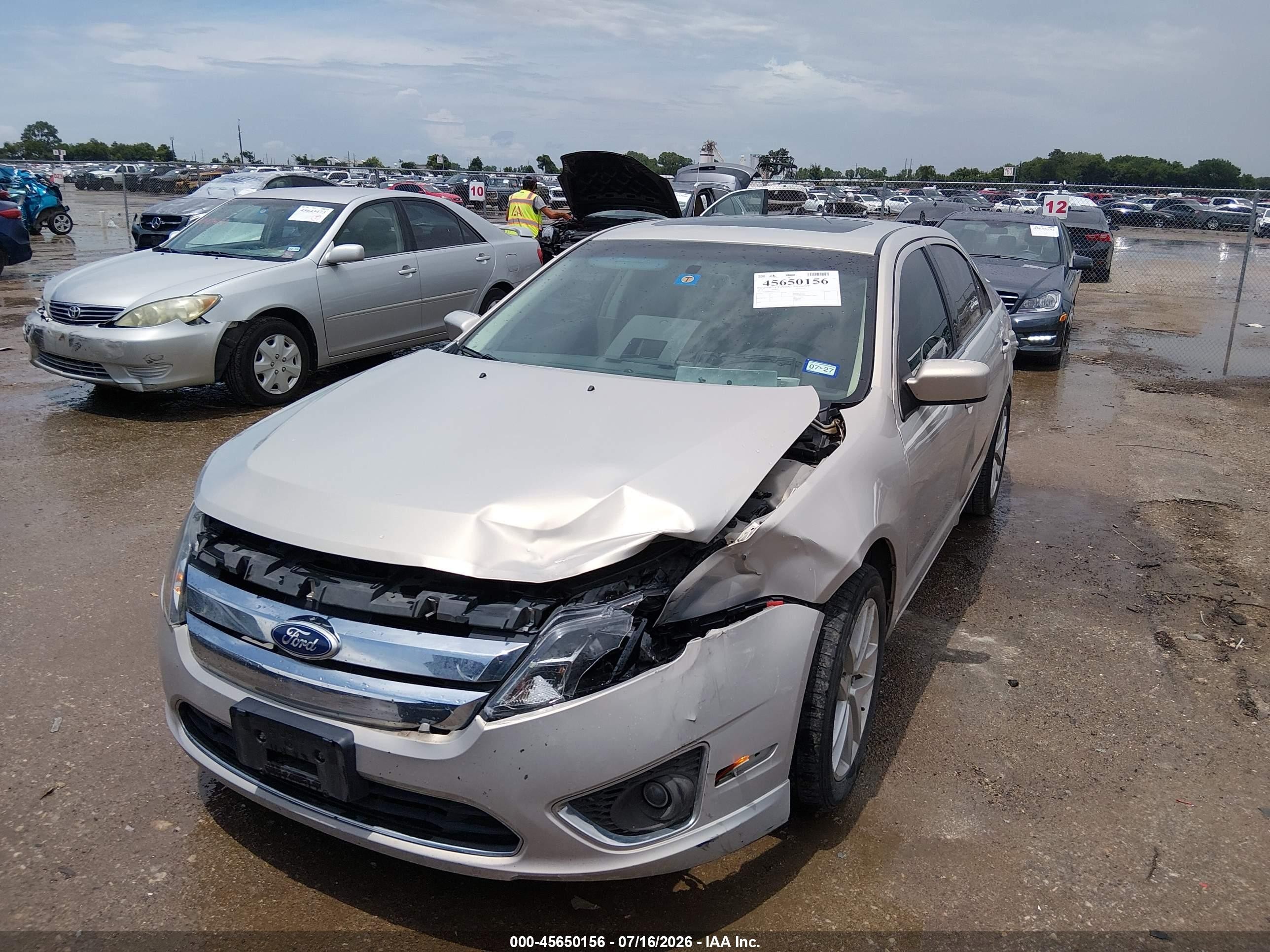 2010 Ford Fusion Sel Beige vin: 3FAHP0JA4AR416341