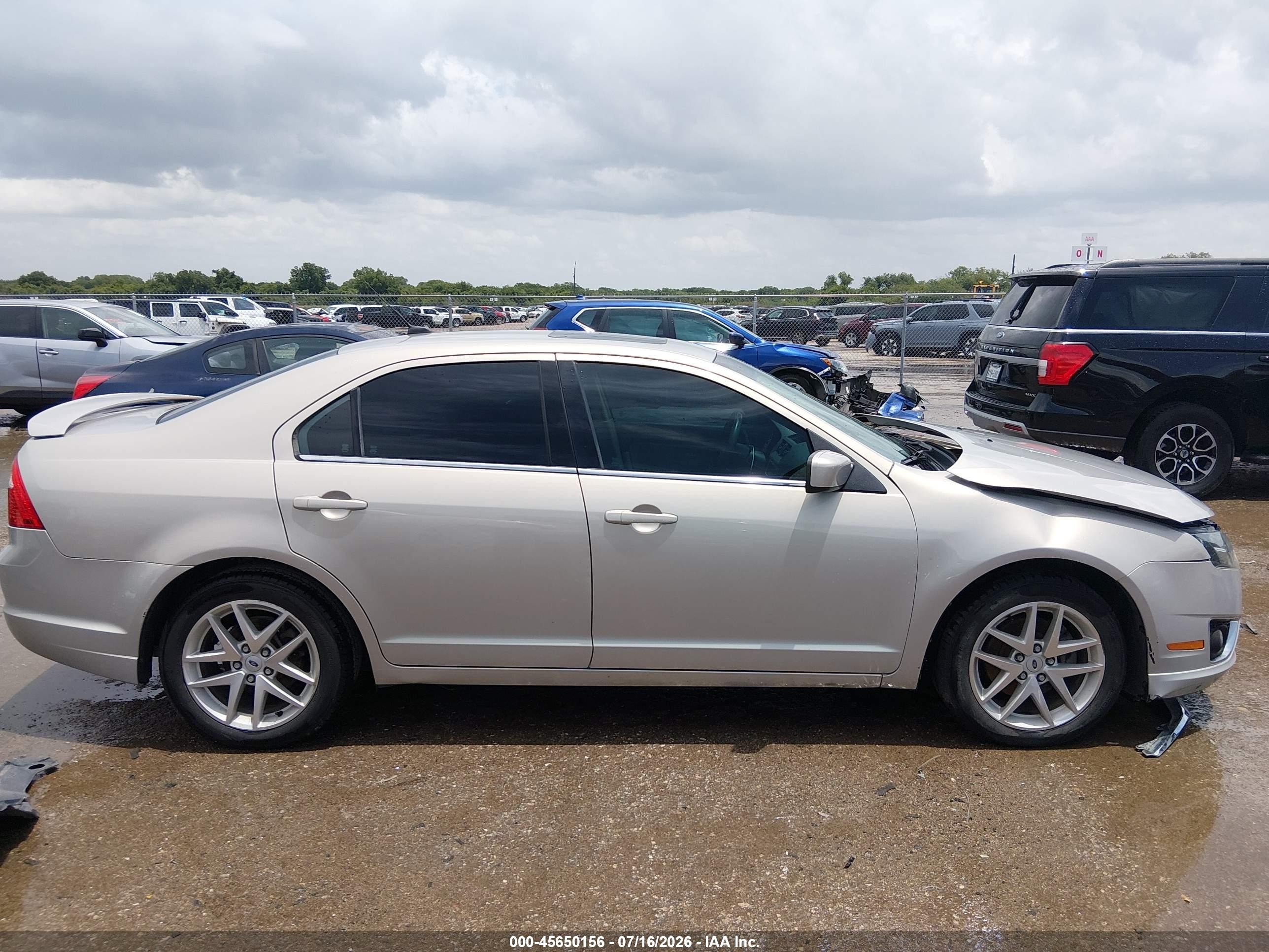 2010 Ford Fusion Sel Beige vin: 3FAHP0JA4AR416341