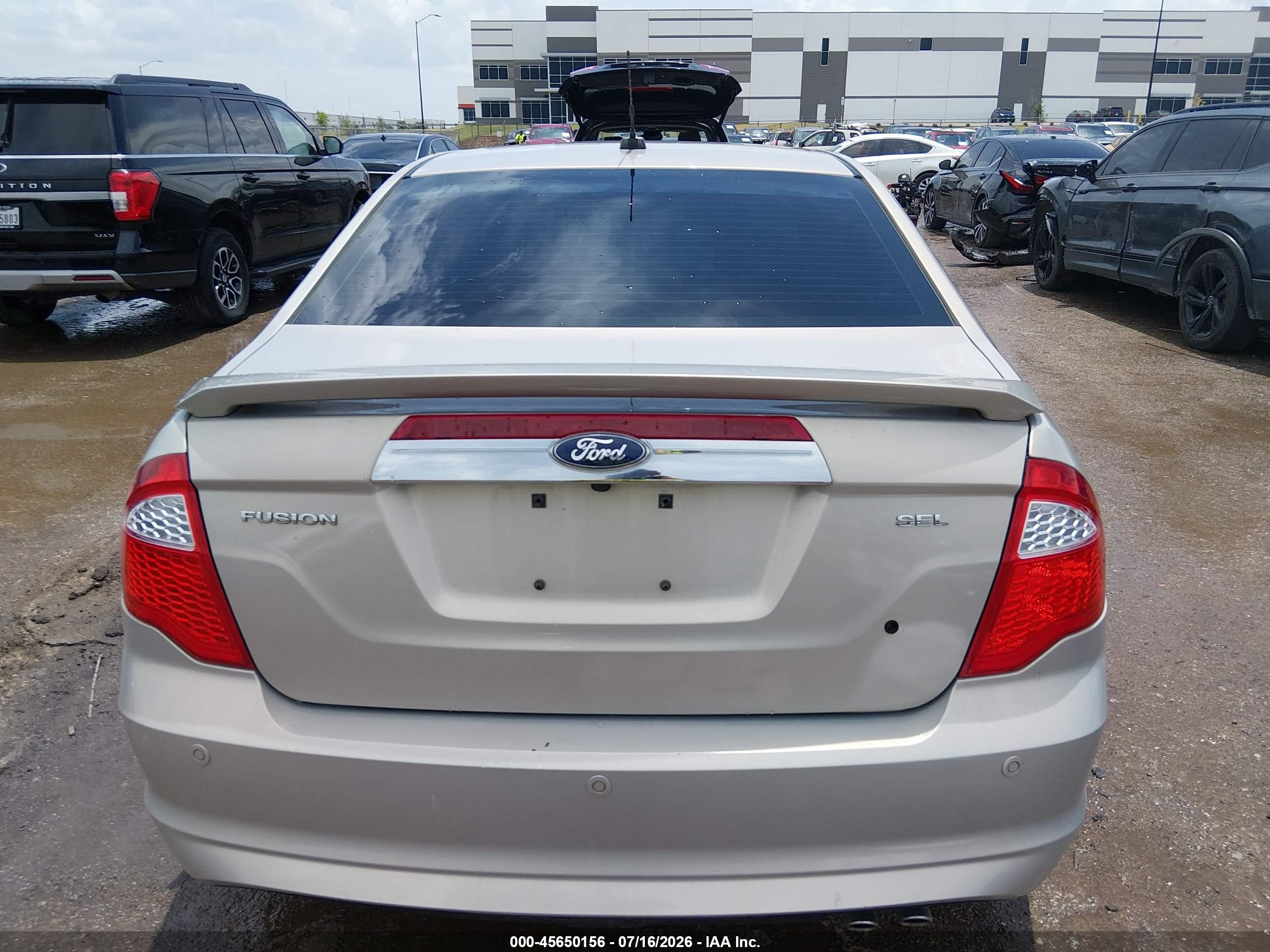 2010 Ford Fusion Sel Beige vin: 3FAHP0JA4AR416341