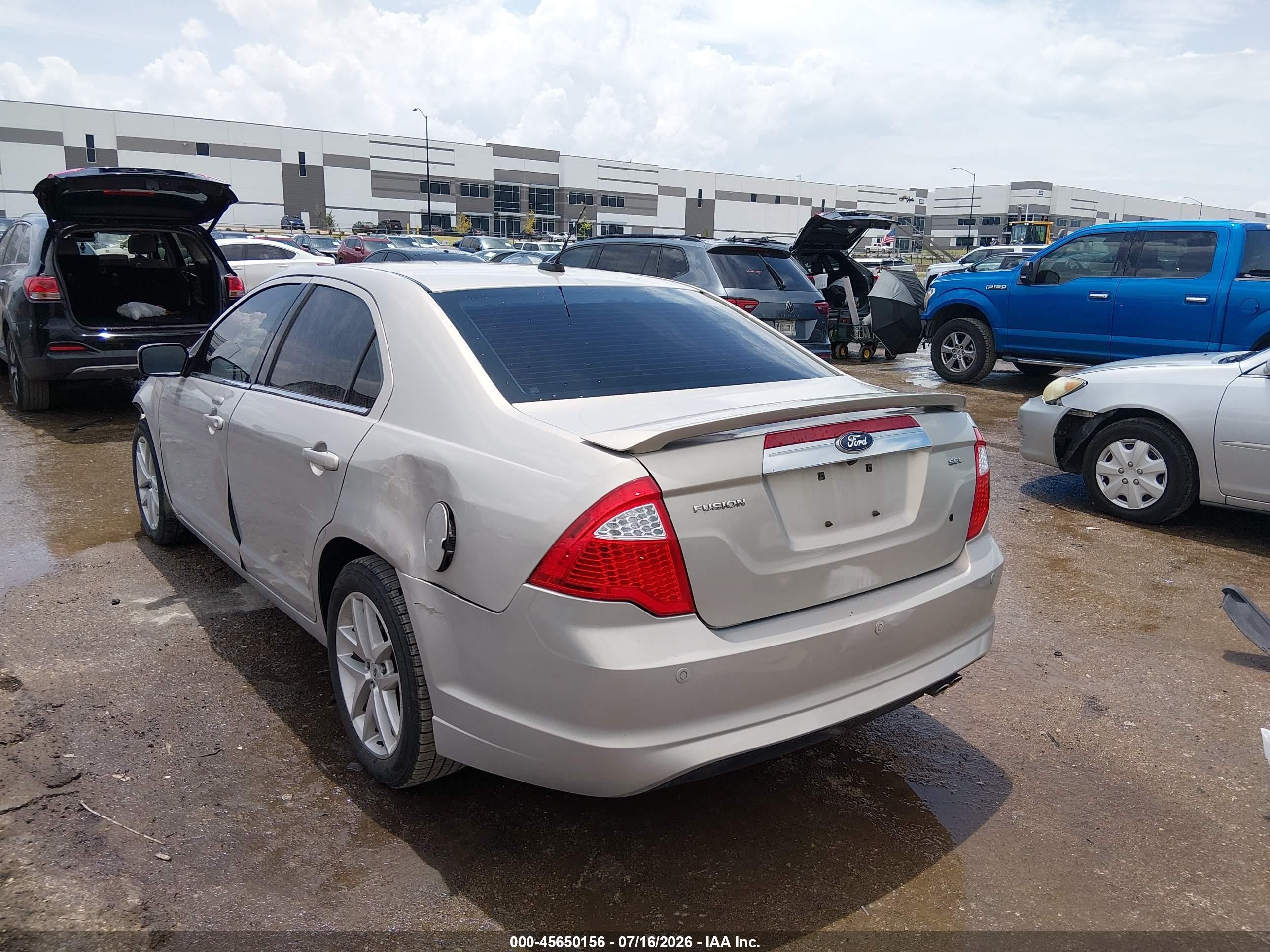 2010 Ford Fusion Sel Beige vin: 3FAHP0JA4AR416341