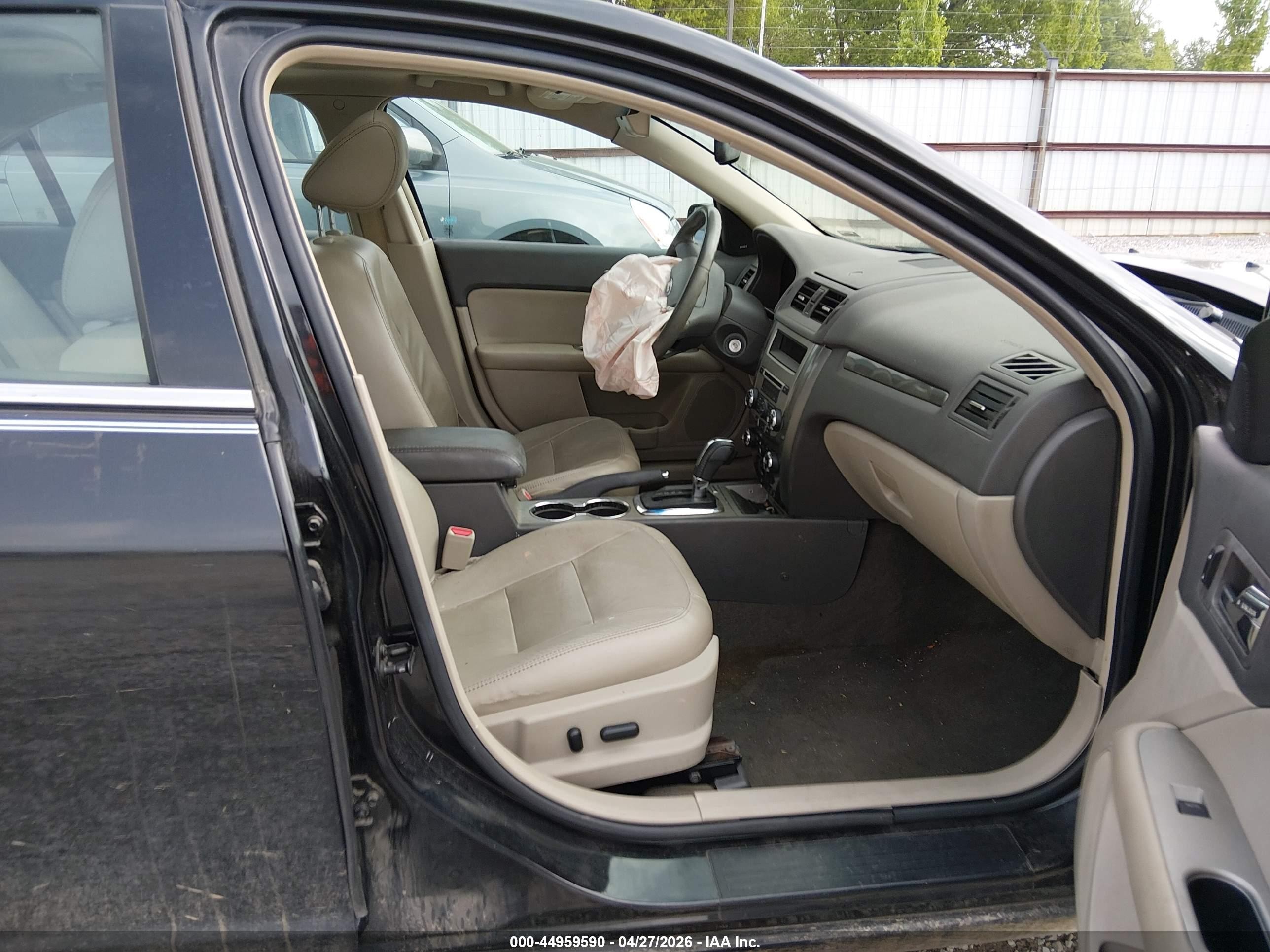 2011 Ford Fusion Sel Черный vin: 3FAHP0JA4BR125047