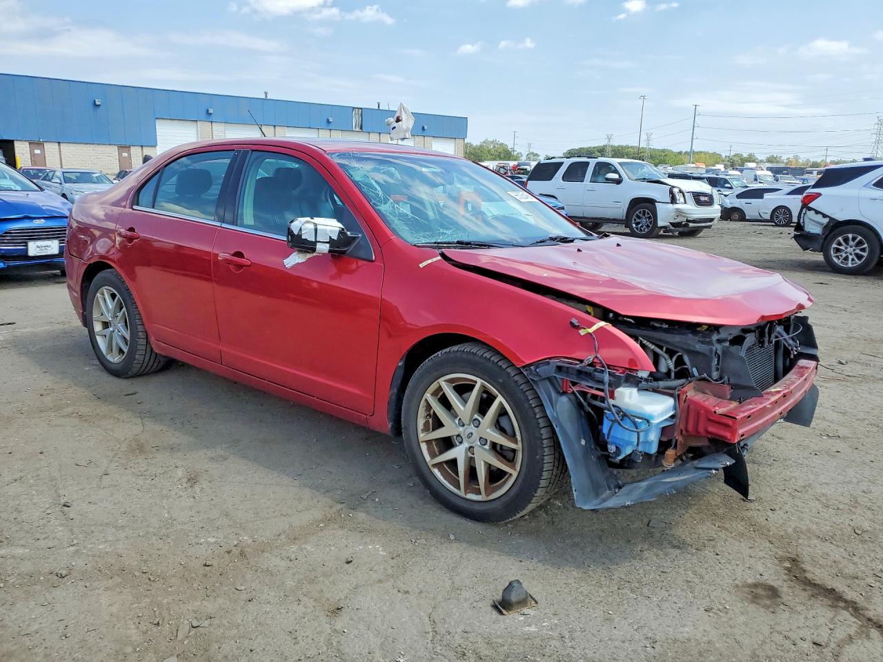 2011 Ford Fusion Sel Red vin: 3FAHP0JA4BR127056