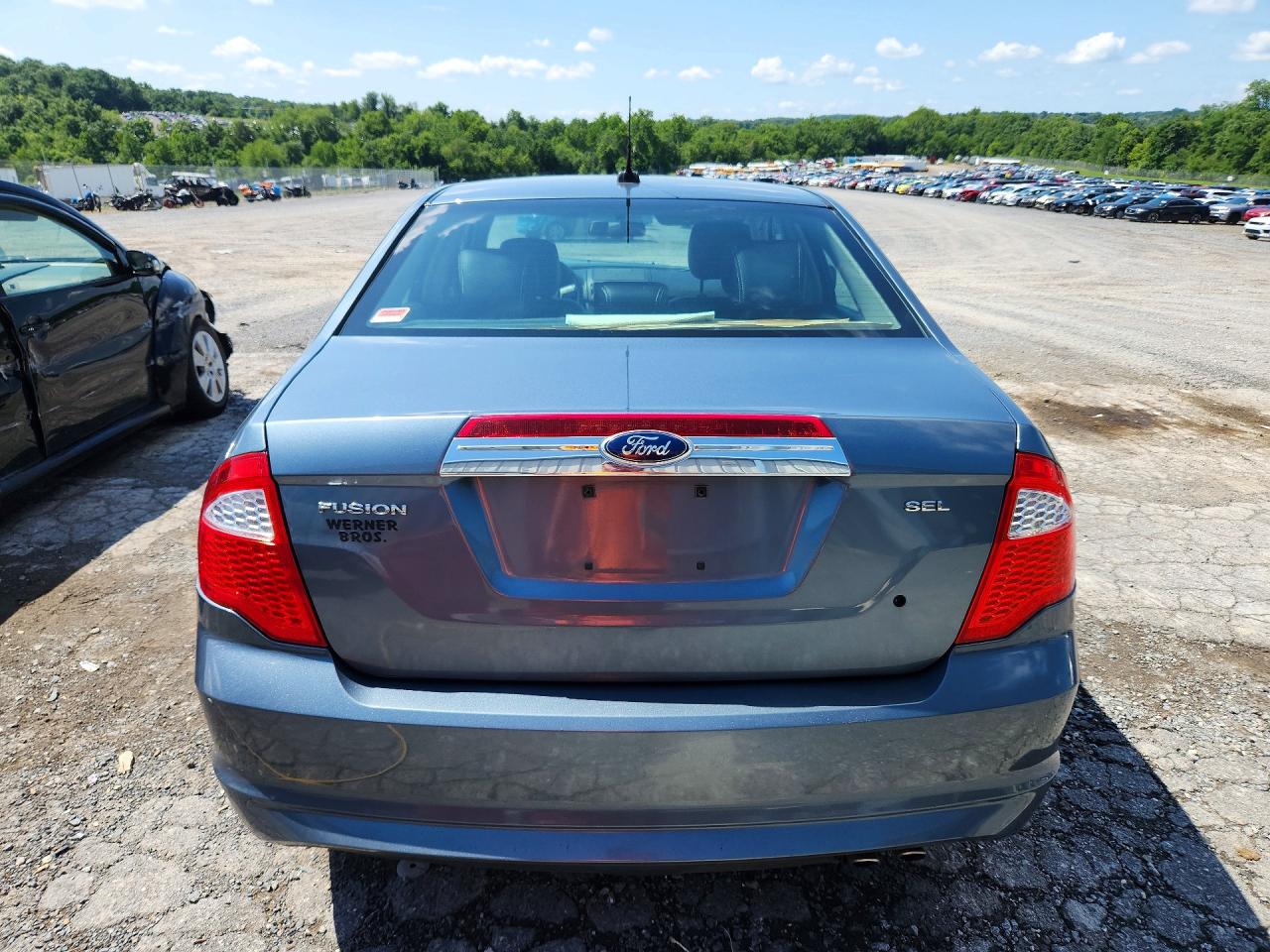 2011 Ford Fusion Sel Teal vin: 3FAHP0JA4BR249478
