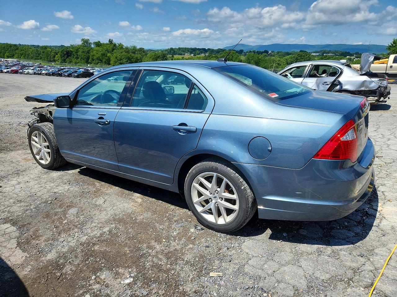 2011 Ford Fusion Sel Teal vin: 3FAHP0JA4BR249478