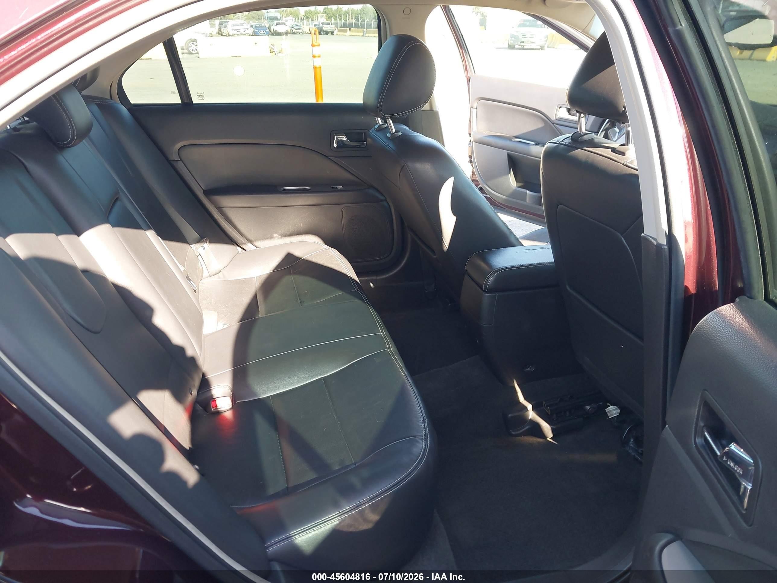 2011 Ford Fusion Sel Maroon vin: 3FAHP0JA4BR252560