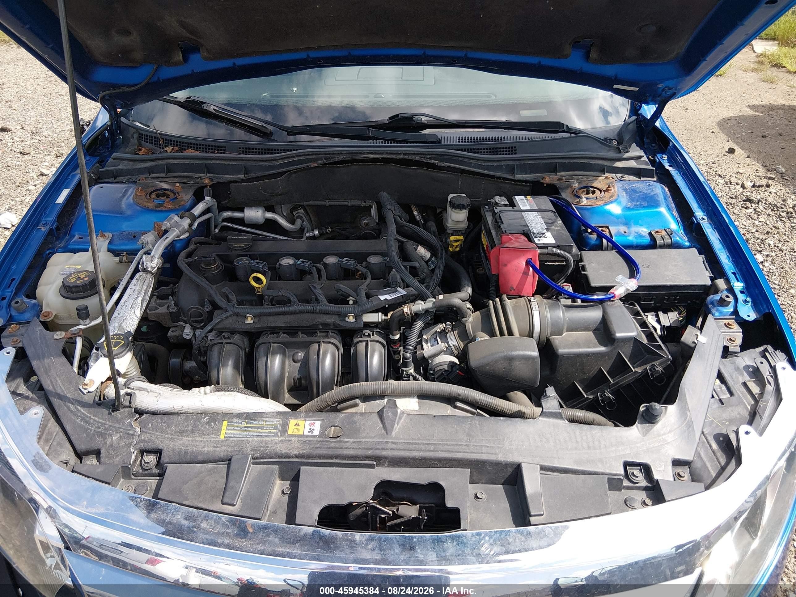 2012 Ford Fusion Sel Blue vin: 3FAHP0JA4CR104779