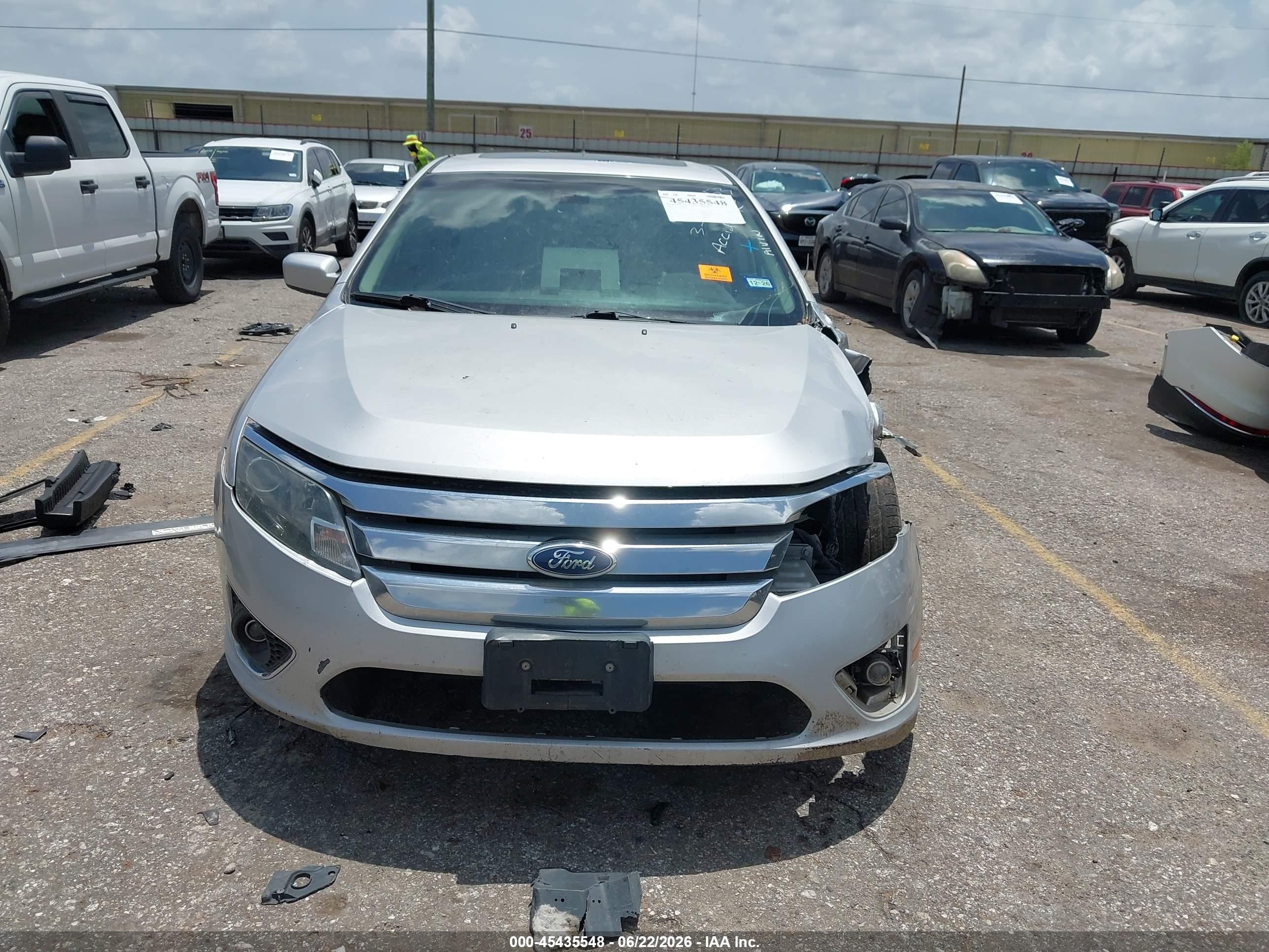 2012 Ford Fusion Sel Silver vin: 3FAHP0JA4CR107309