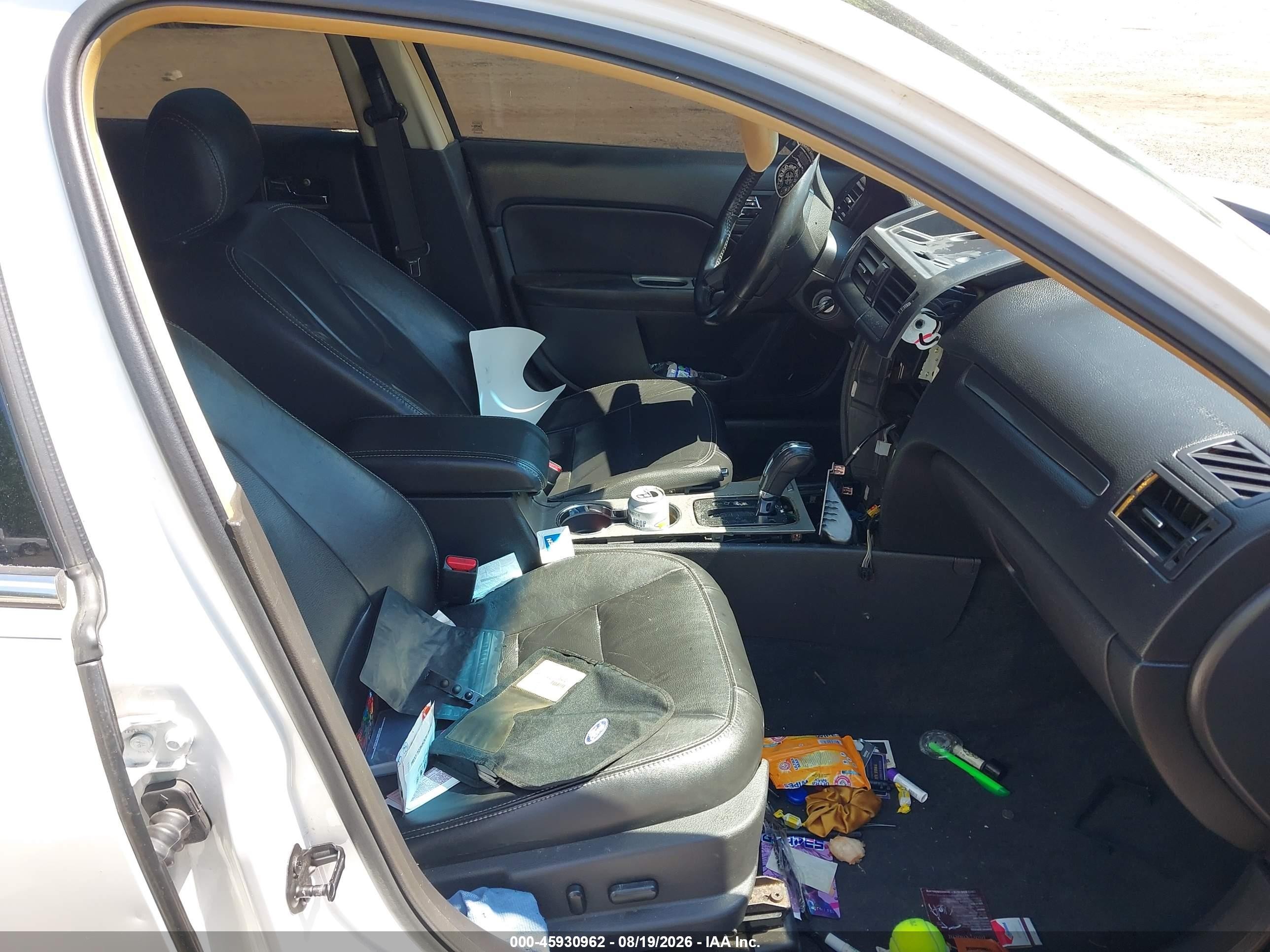 2012 Ford Fusion Sel Белый vin: 3FAHP0JA4CR115166