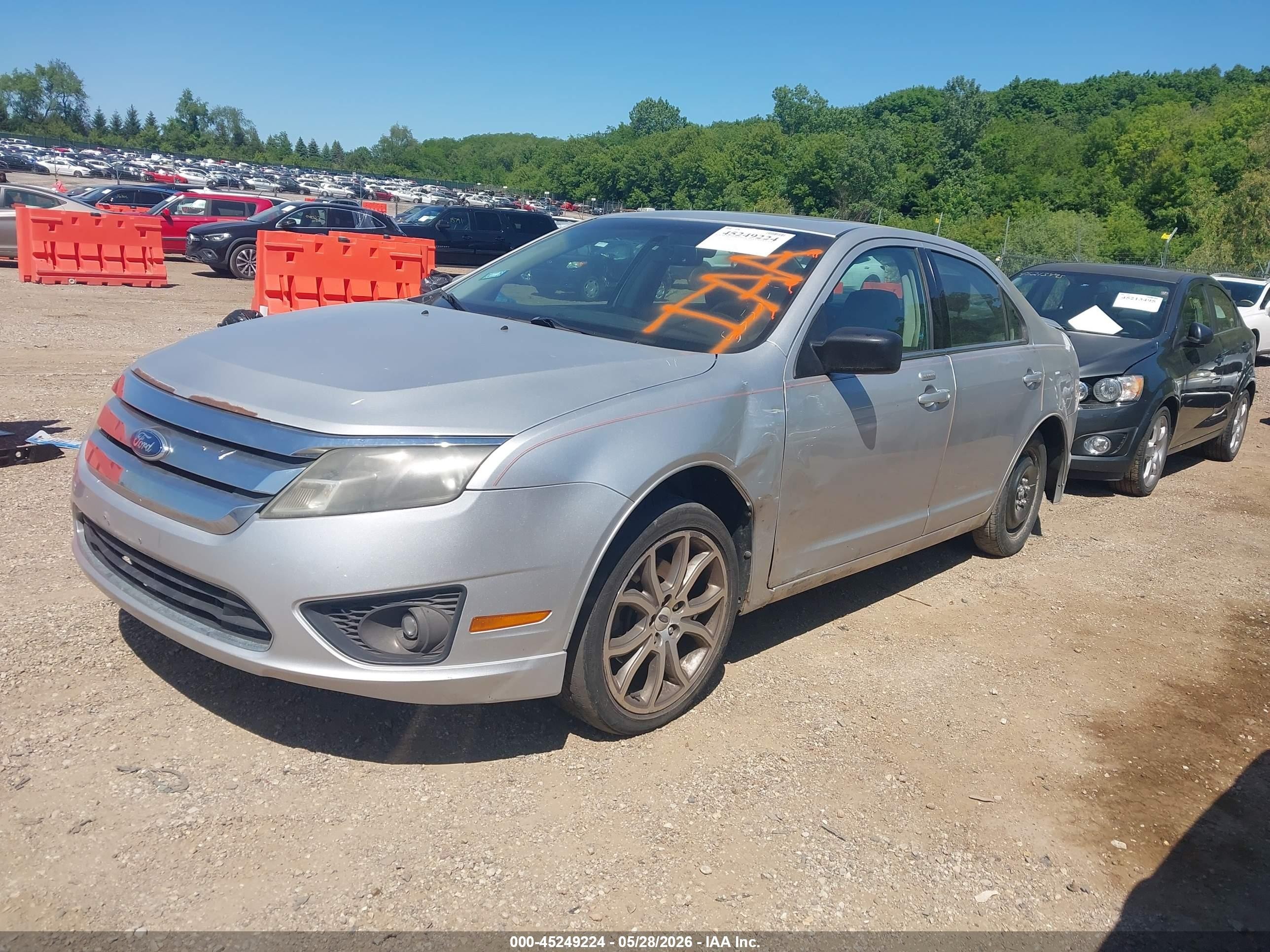 2012 Ford Fusion Sel Silver vin: 3FAHP0JA4CR128595
