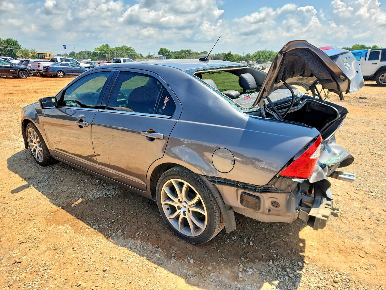 2012 Ford Fusion Sel Серый vin: 3FAHP0JA4CR141699