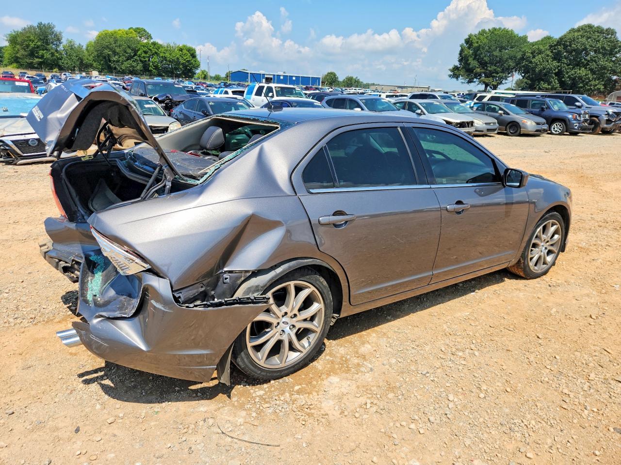 2012 Ford Fusion Sel Серый vin: 3FAHP0JA4CR141699