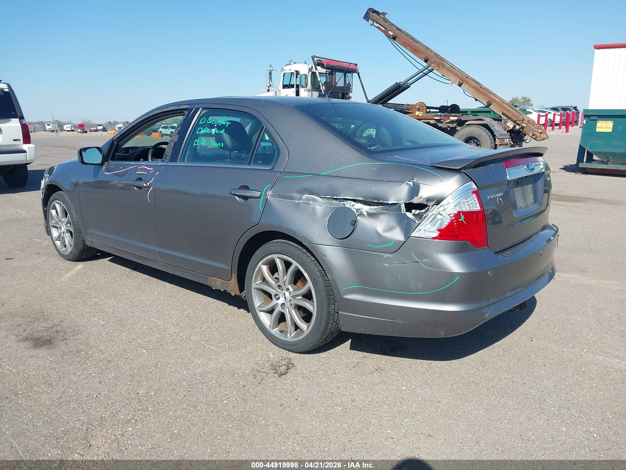 2012 Ford Fusion Sel Gray vin: 3FAHP0JA4CR169292