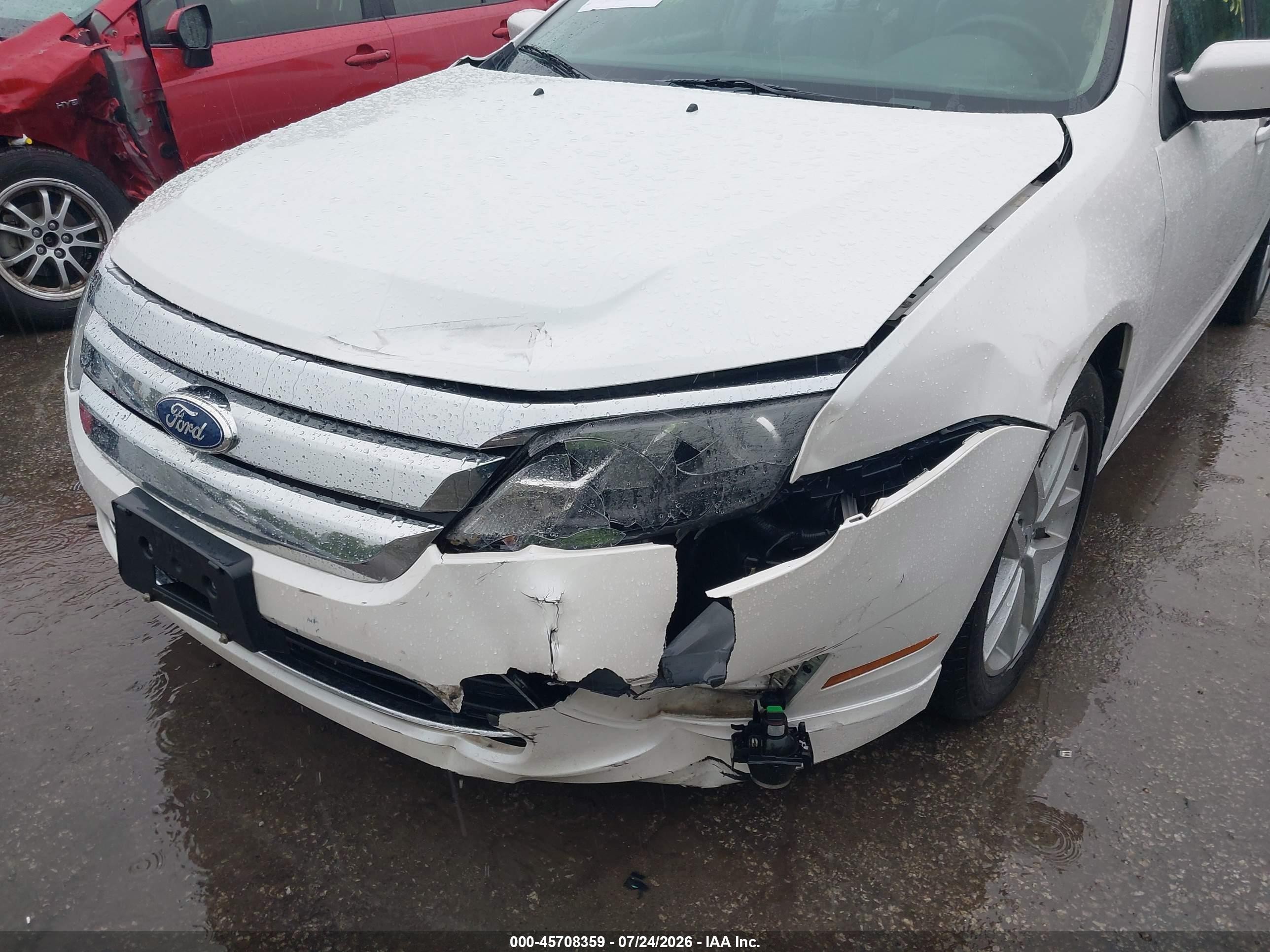 2012 Ford Fusion Sel Белый vin: 3FAHP0JA4CR186738