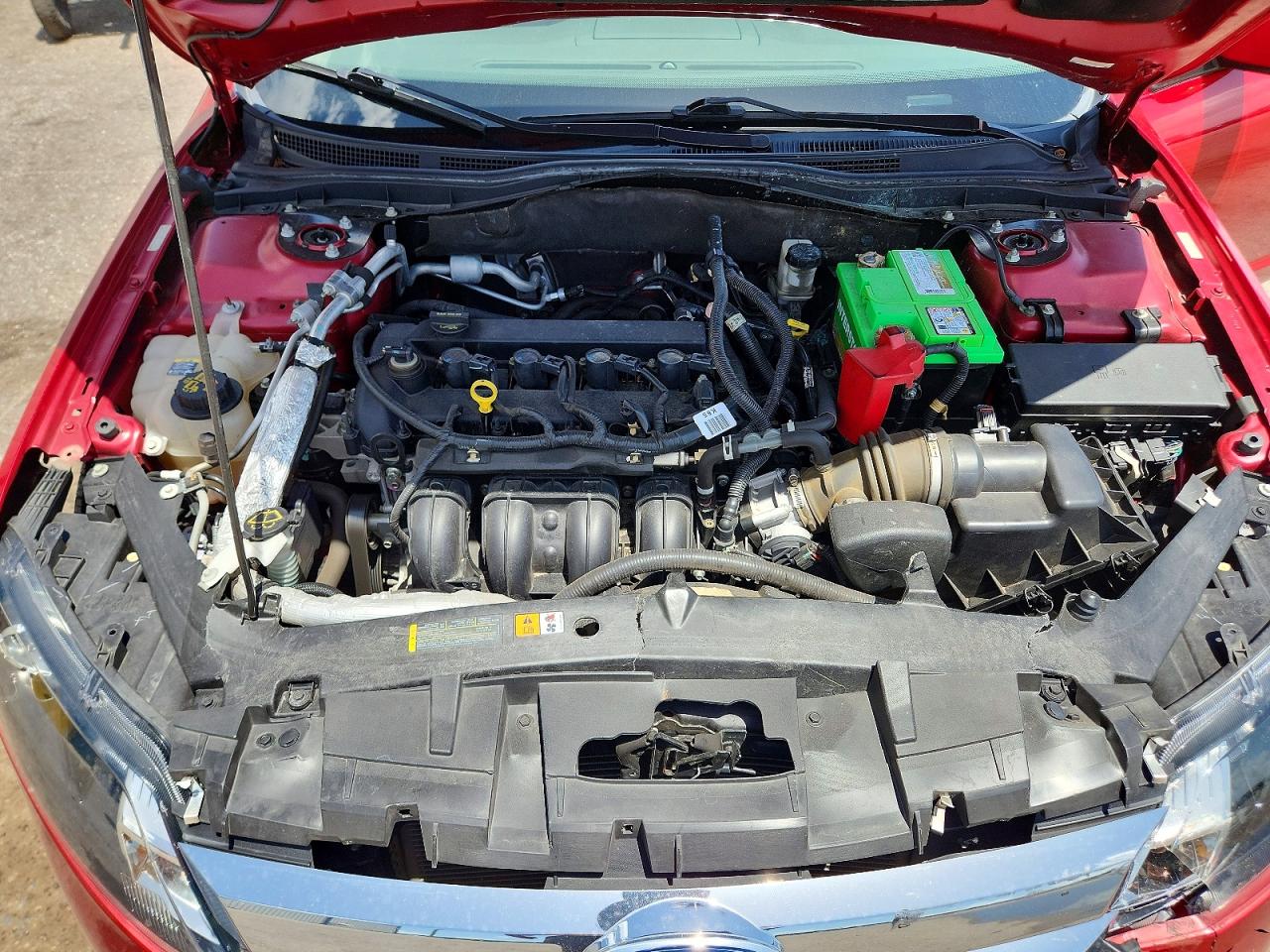 2012 Ford Fusion Sel Red vin: 3FAHP0JA4CR216417
